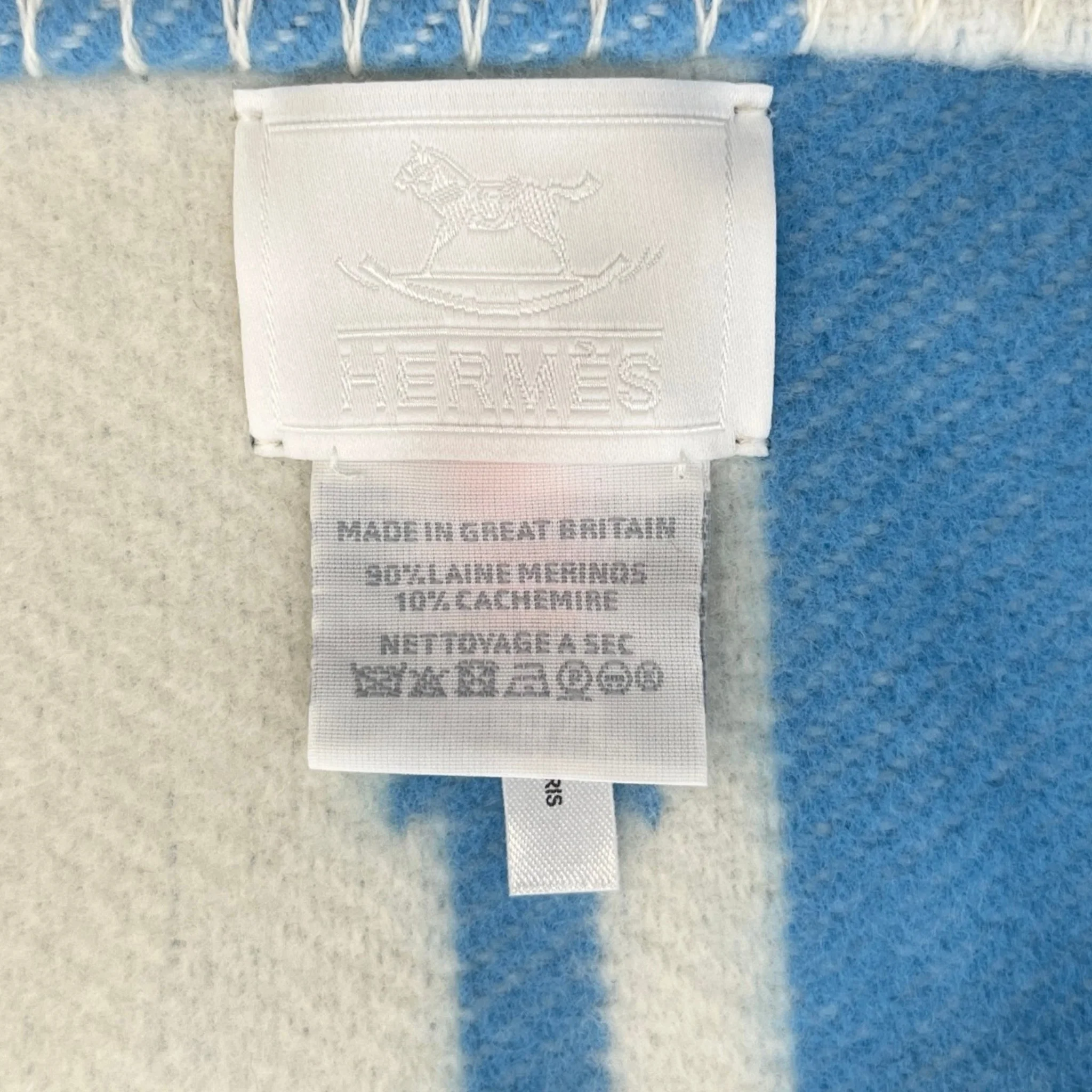 Avalon Baby Blanket Blue - Image 5