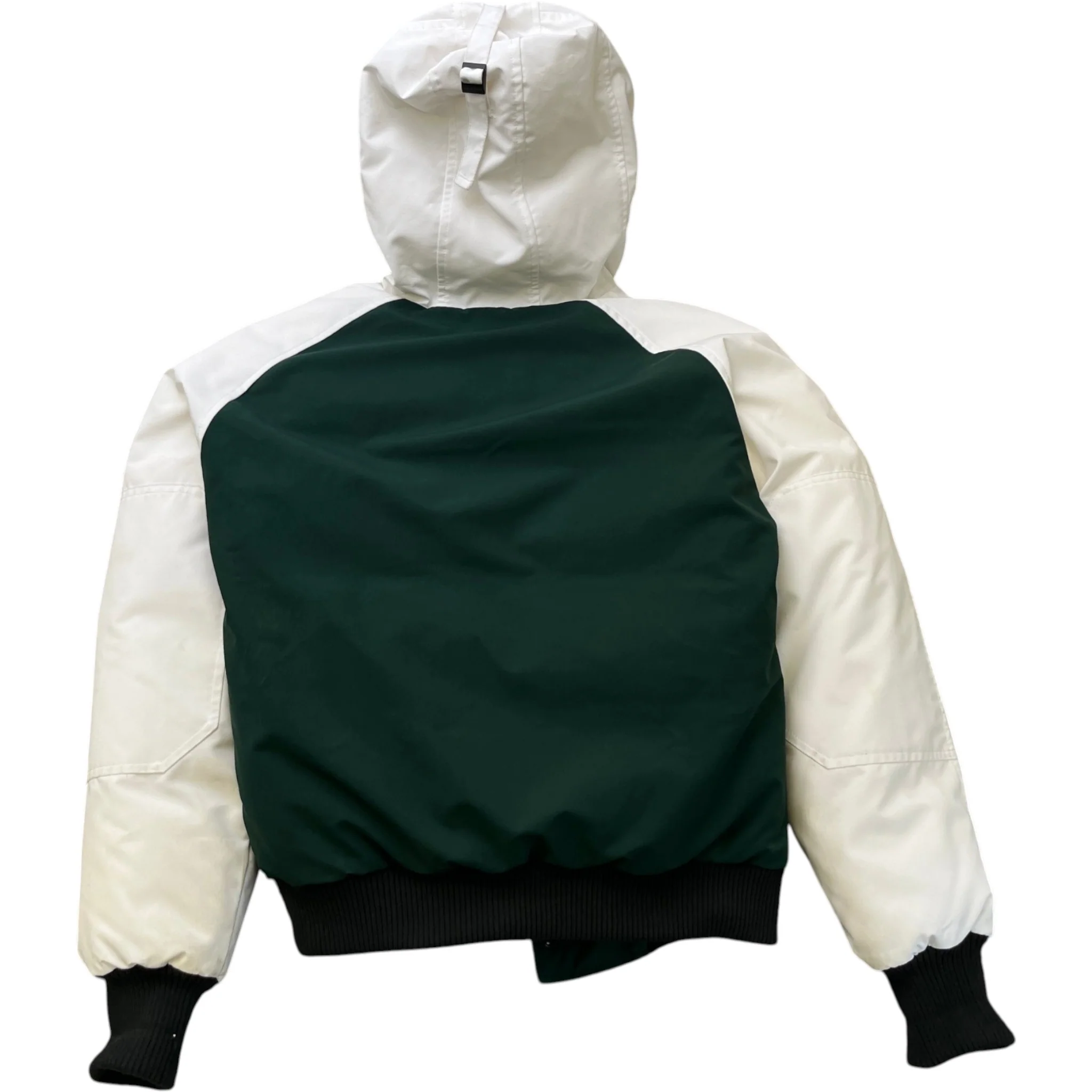 Chilliwack Unisex Bomber Down Jacket Green Size XS - Image 2