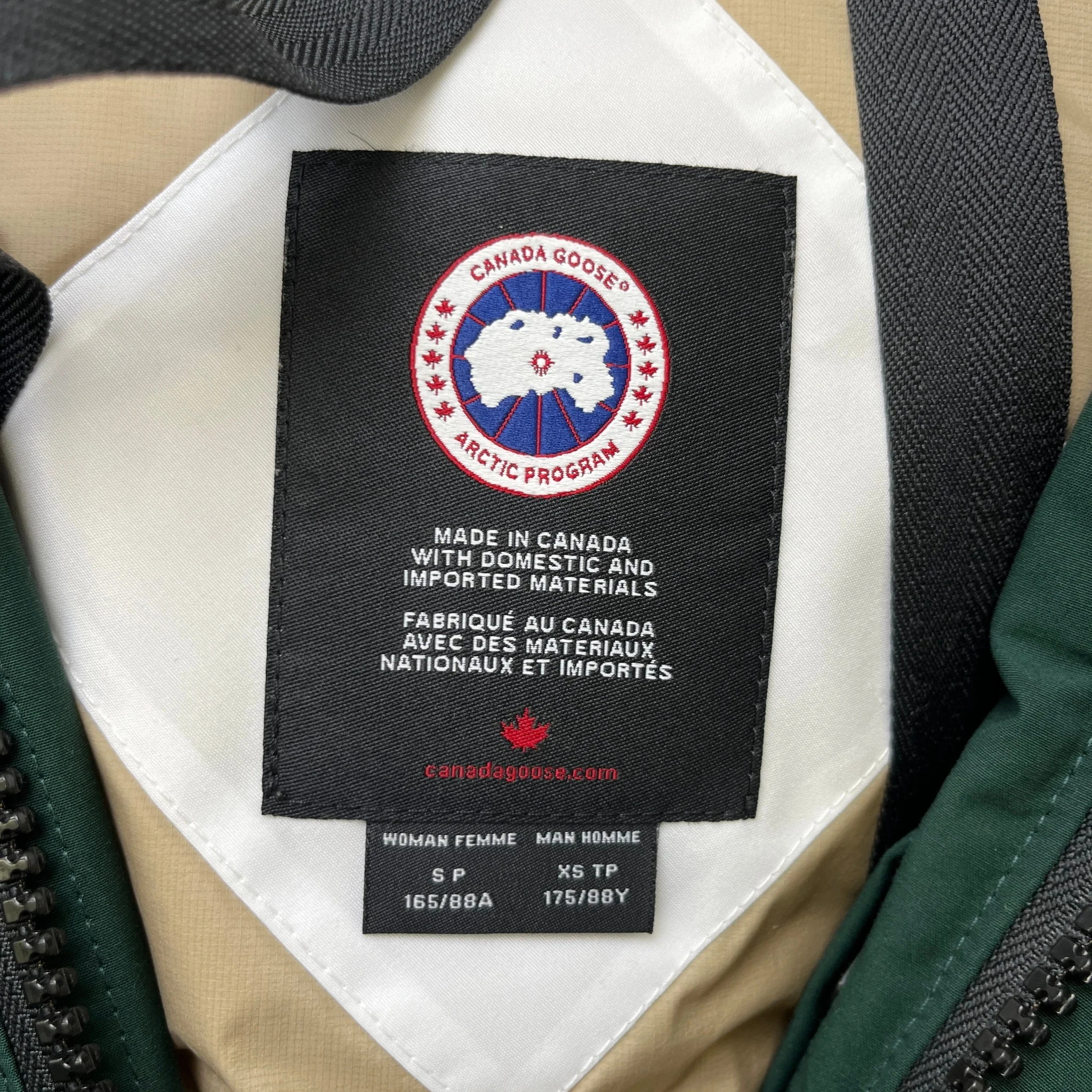 Chilliwack Unisex Bomber Down Jacket Green Size XS - Image 7