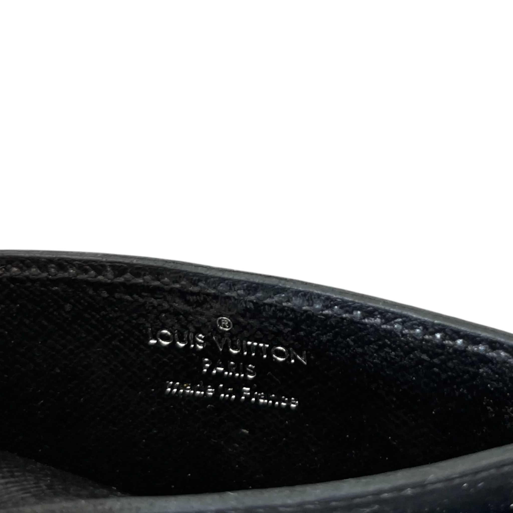 Epi Leather Card Holder Black - Image 7