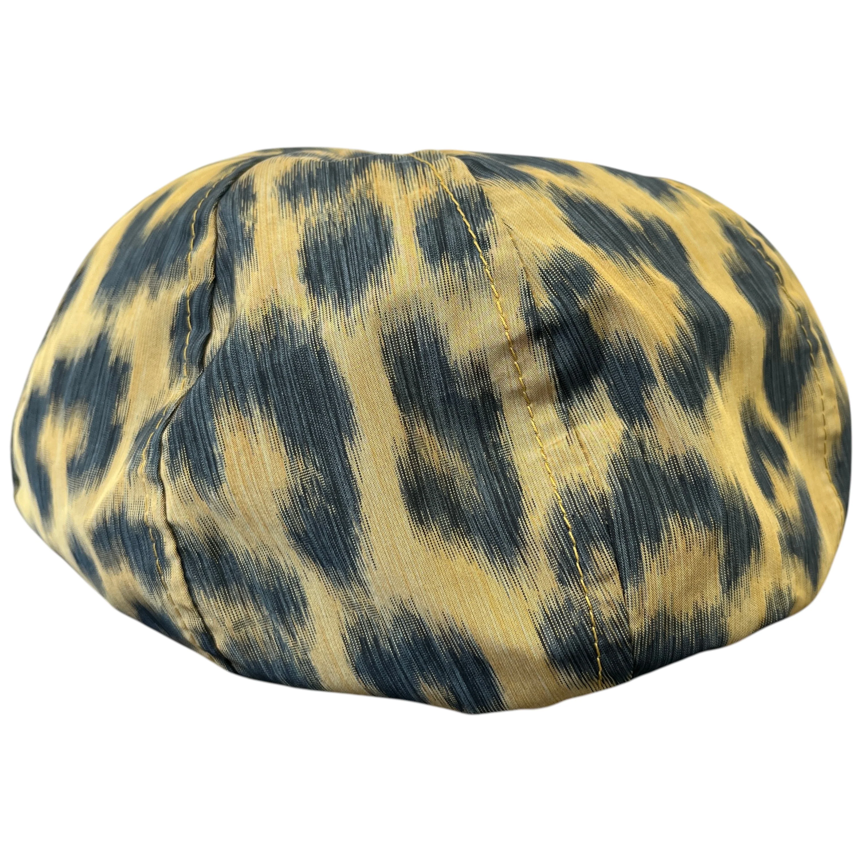 Leopard Printed Beret Hat Black - Image 5