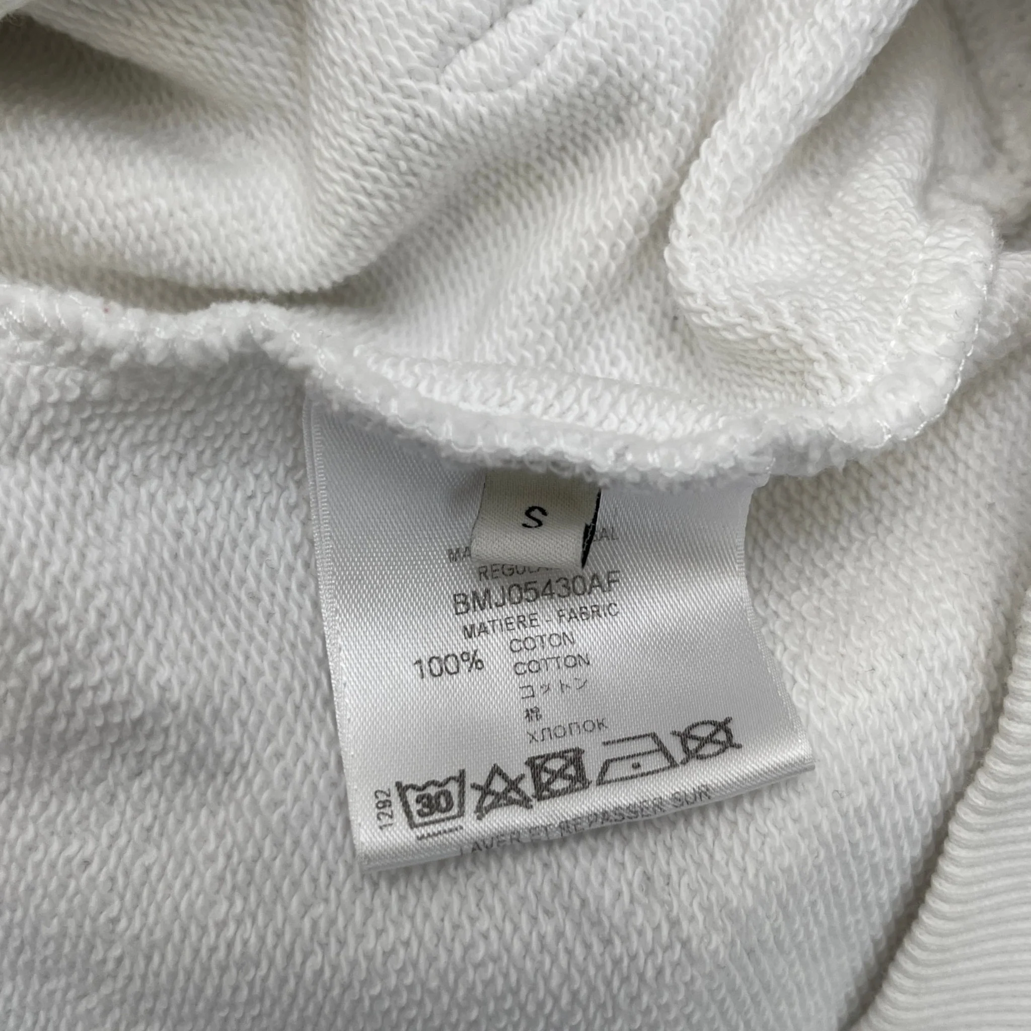 Men's 3 Avenue George V Hoodie White Size S - Image 6