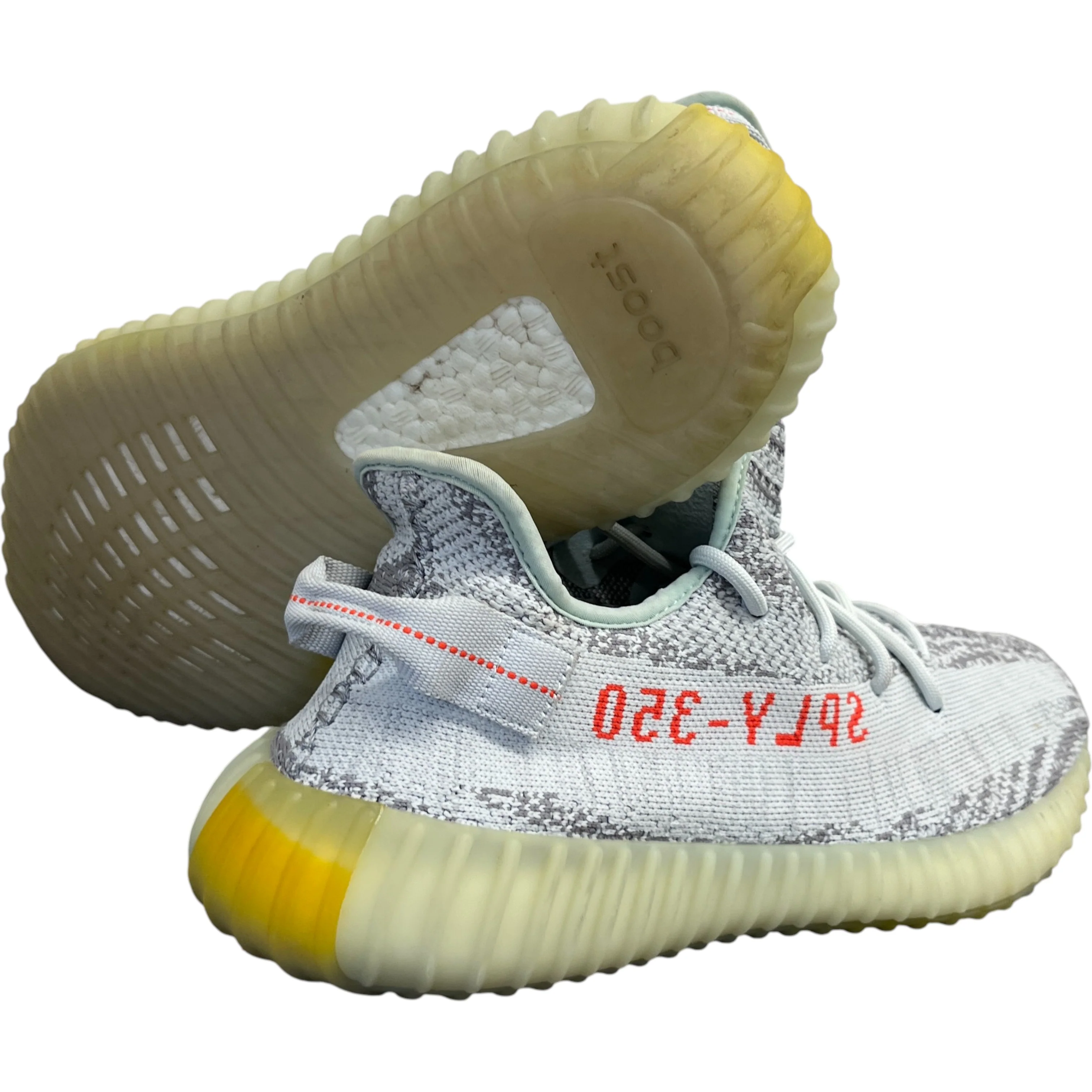 Men's 350 V2 Low Trainers Grey Size EU 44.5 / UK 10.5 - Image 10