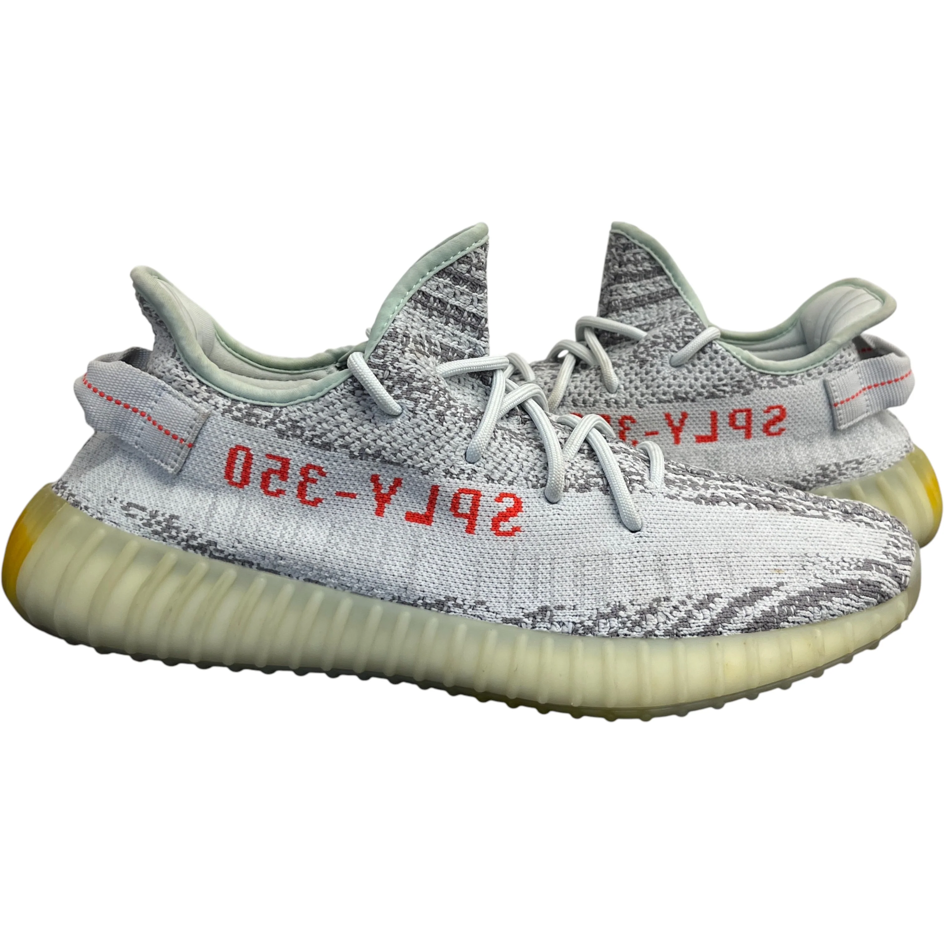 Men's 350 V2 Low Trainers Grey Size EU 44.5 / UK 10.5 - Image 3