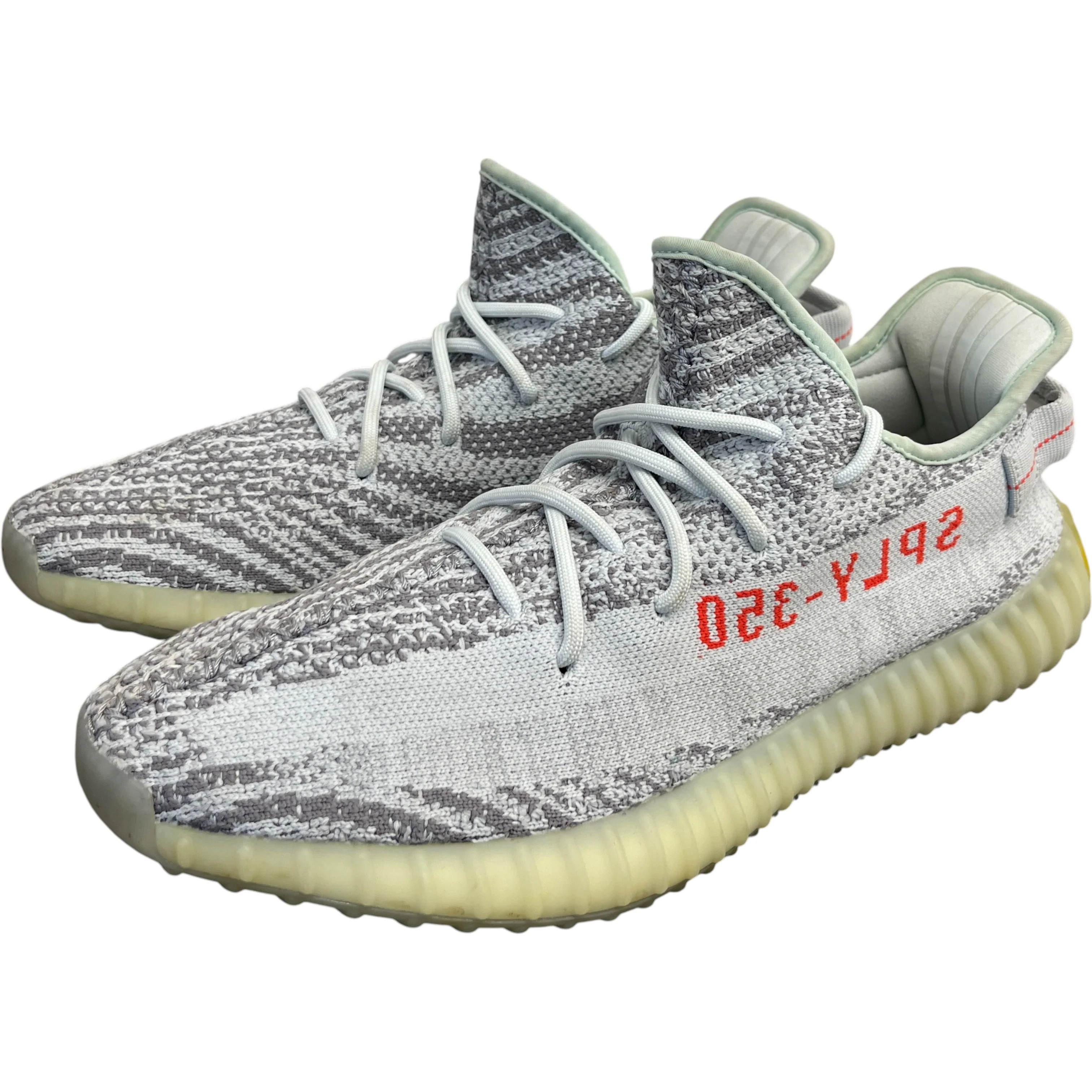 Men's 350 V2 Low Trainers Grey Size EU 44.5 / UK 10.5 - Image 9