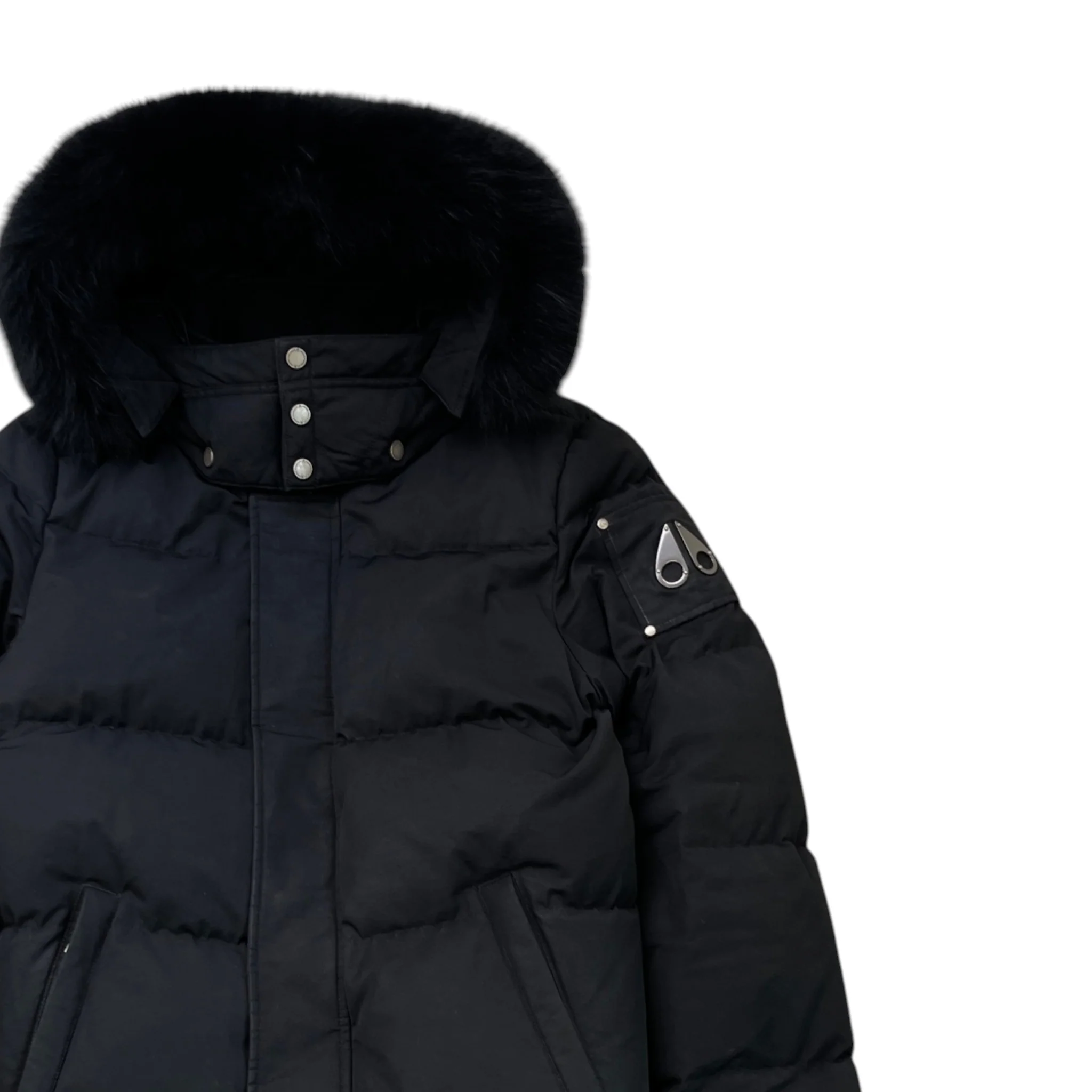 Men's 3Q Down Jacket Black Size L - Image 3