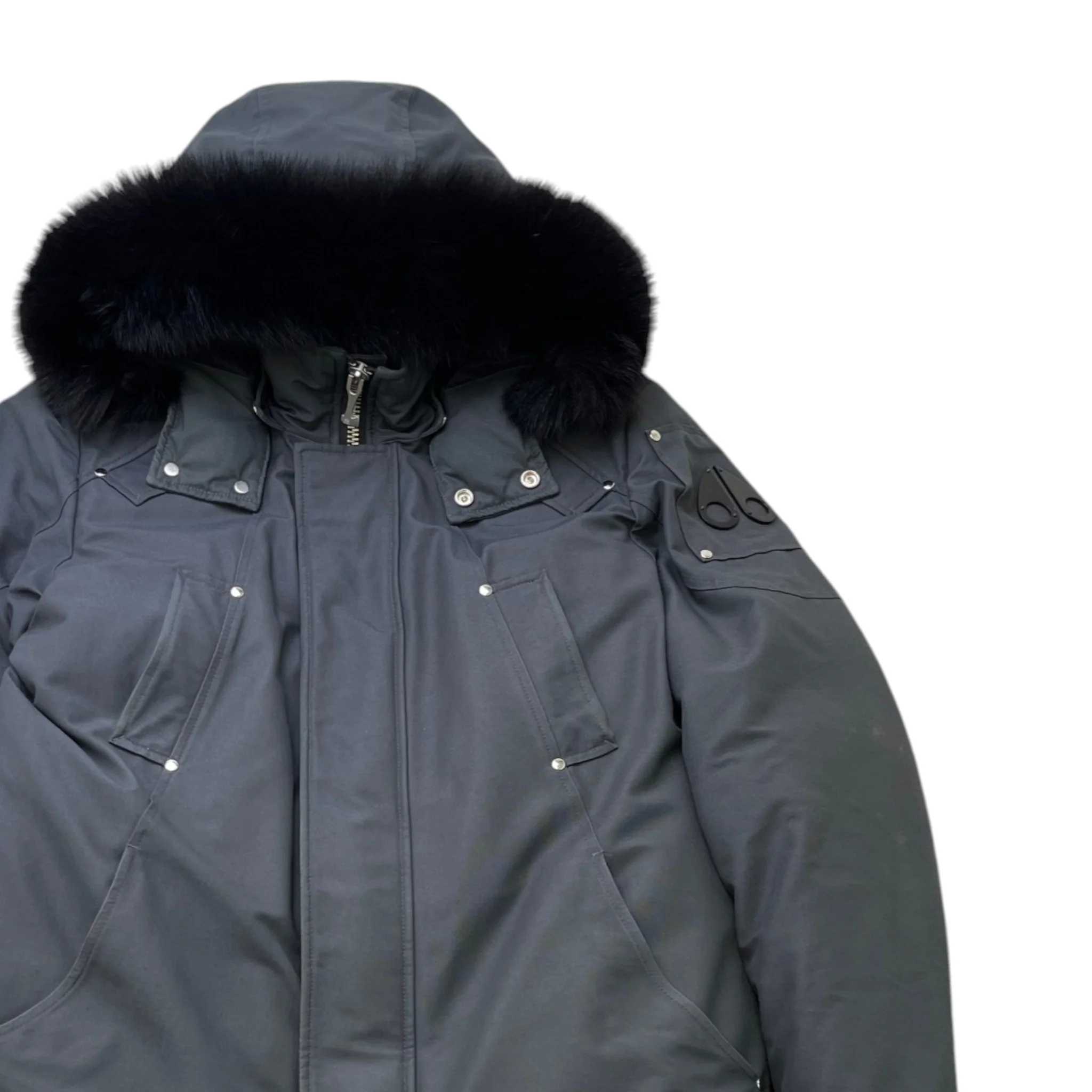 Men's 3Q Down Jacket Grey Size L - Image 3