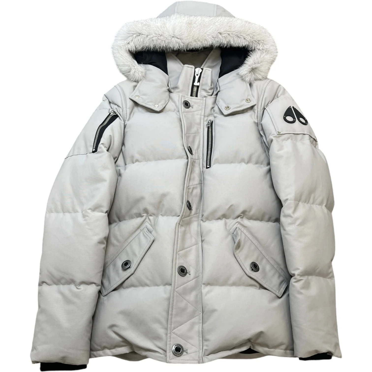 Men's 3Q Down Jacket Grey Size M