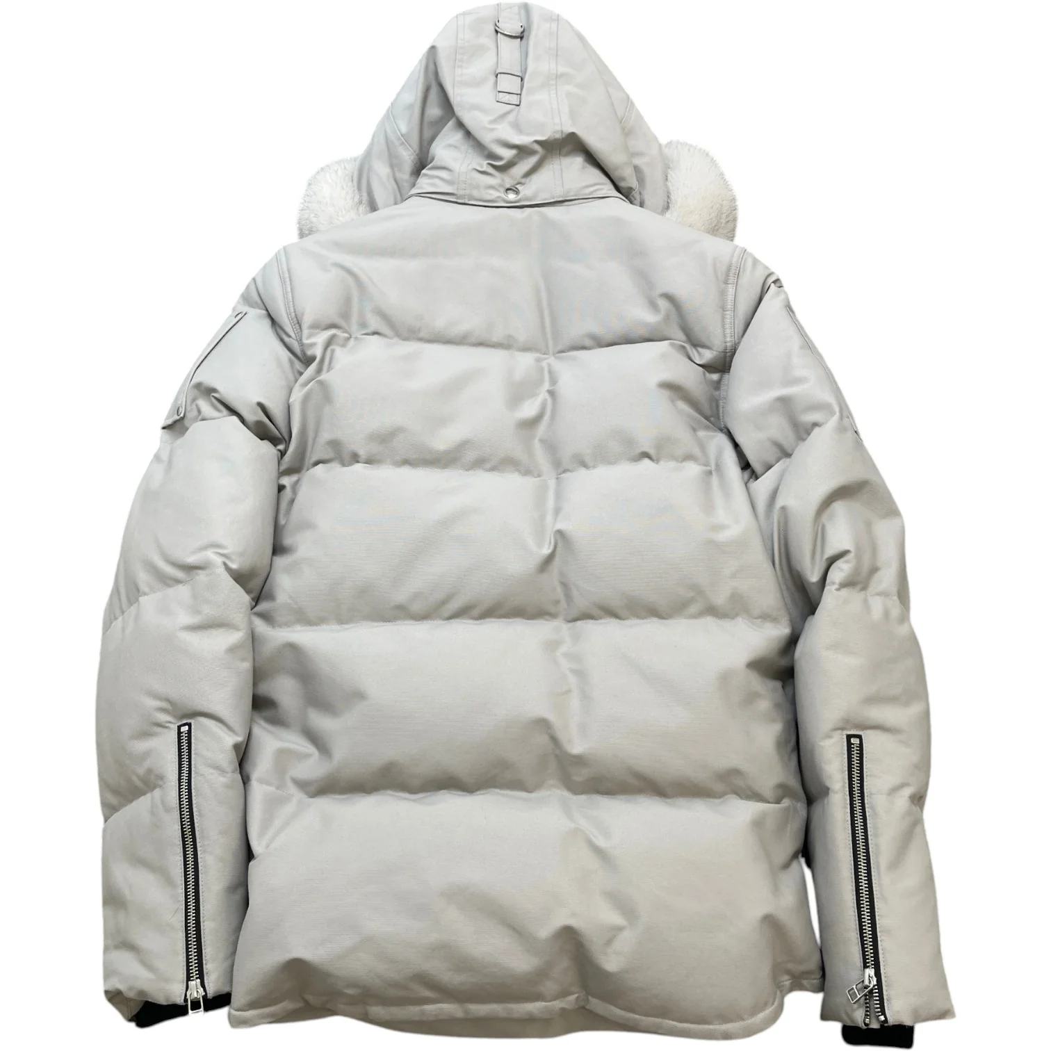 Men's 3Q Down Jacket Grey Size M - Image 2
