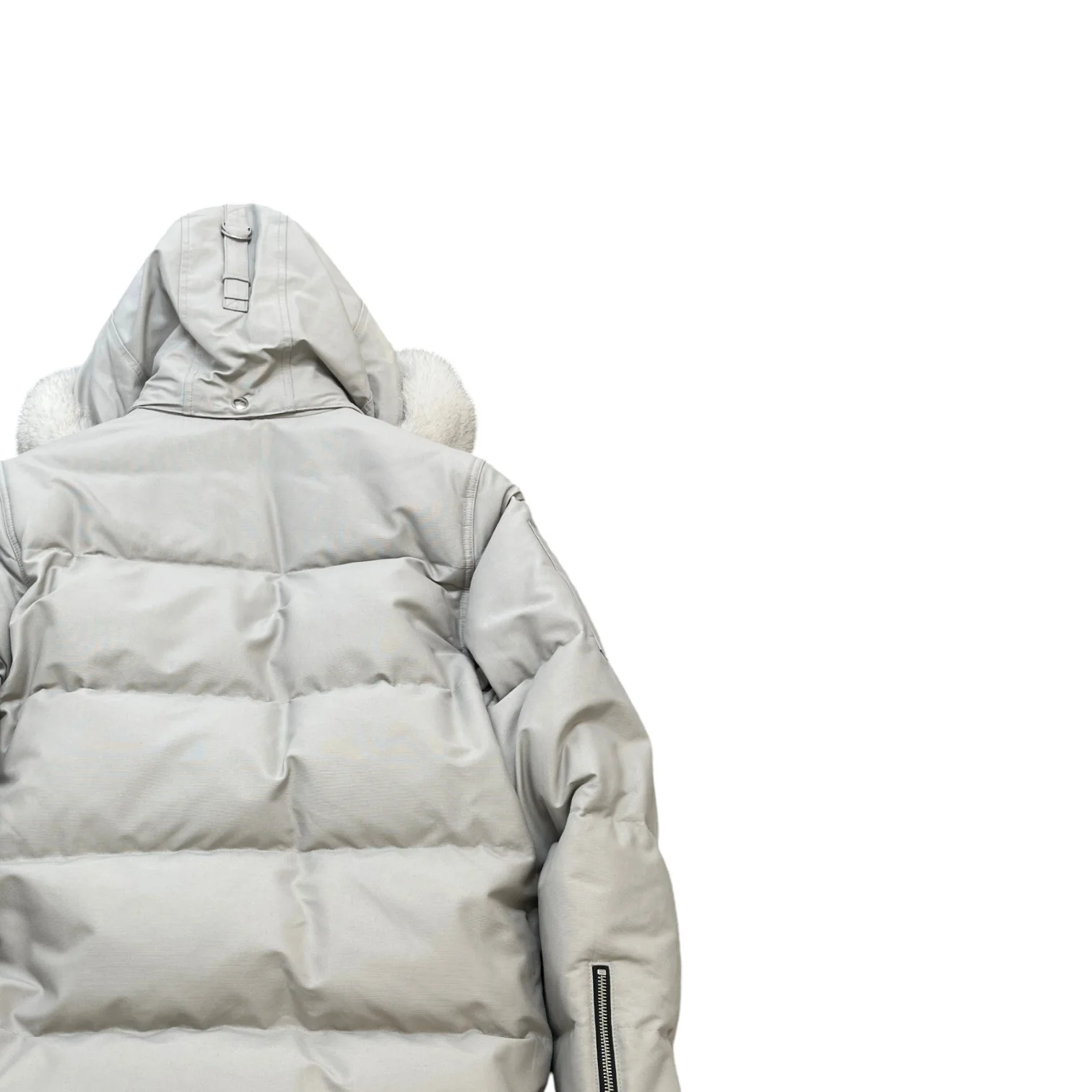 Men's 3Q Down Jacket Grey Size M - Image 4
