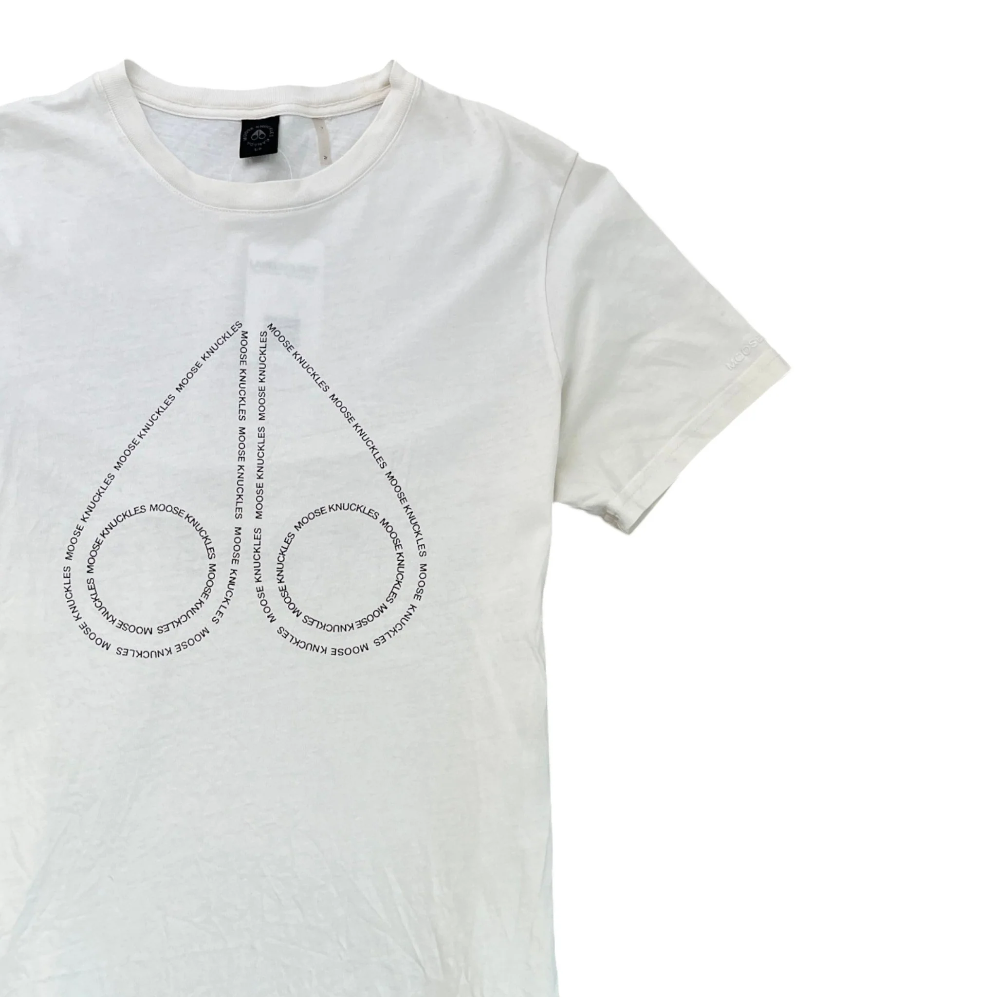 Men's 3Q Logo T-Shirt White Size S - Image 3