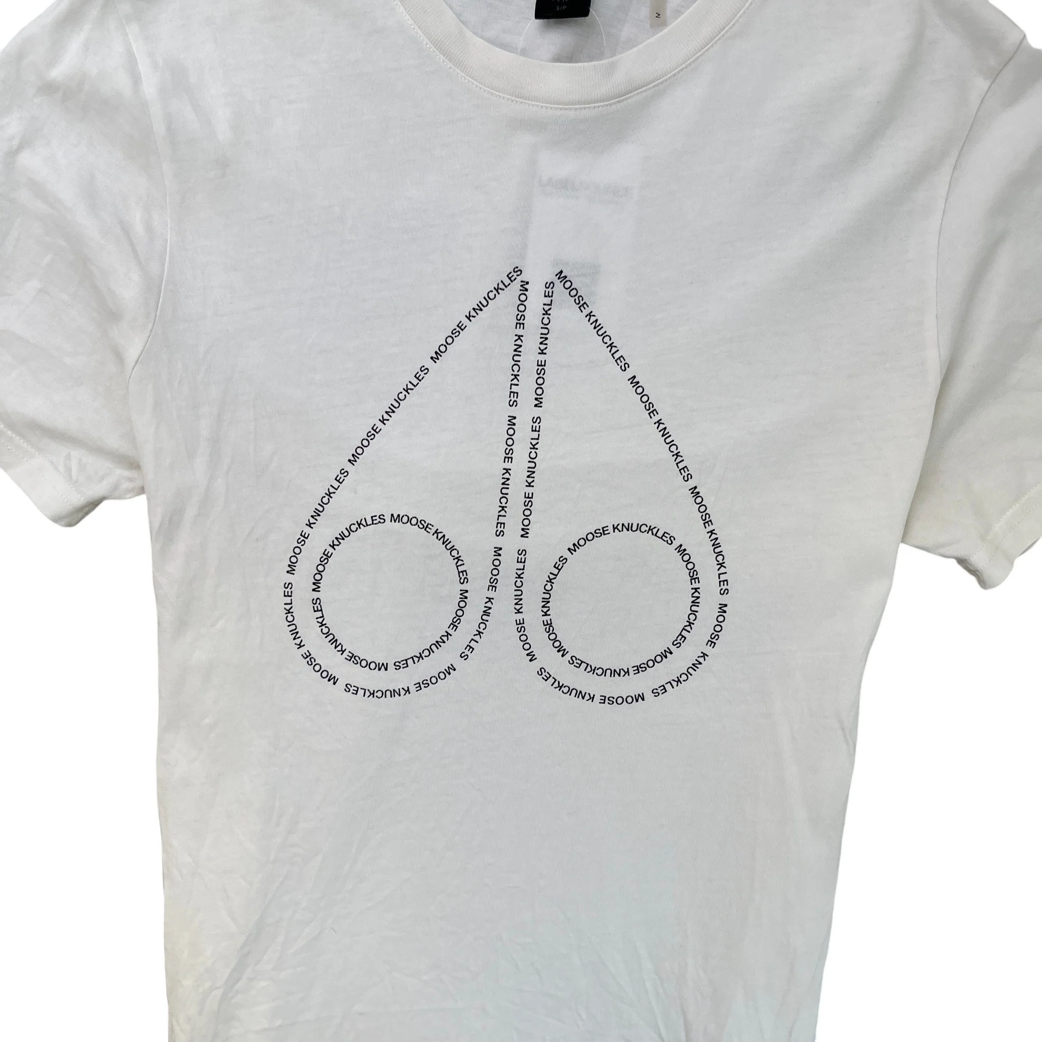 Men's 3Q Logo T-Shirt White Size S - Image 5