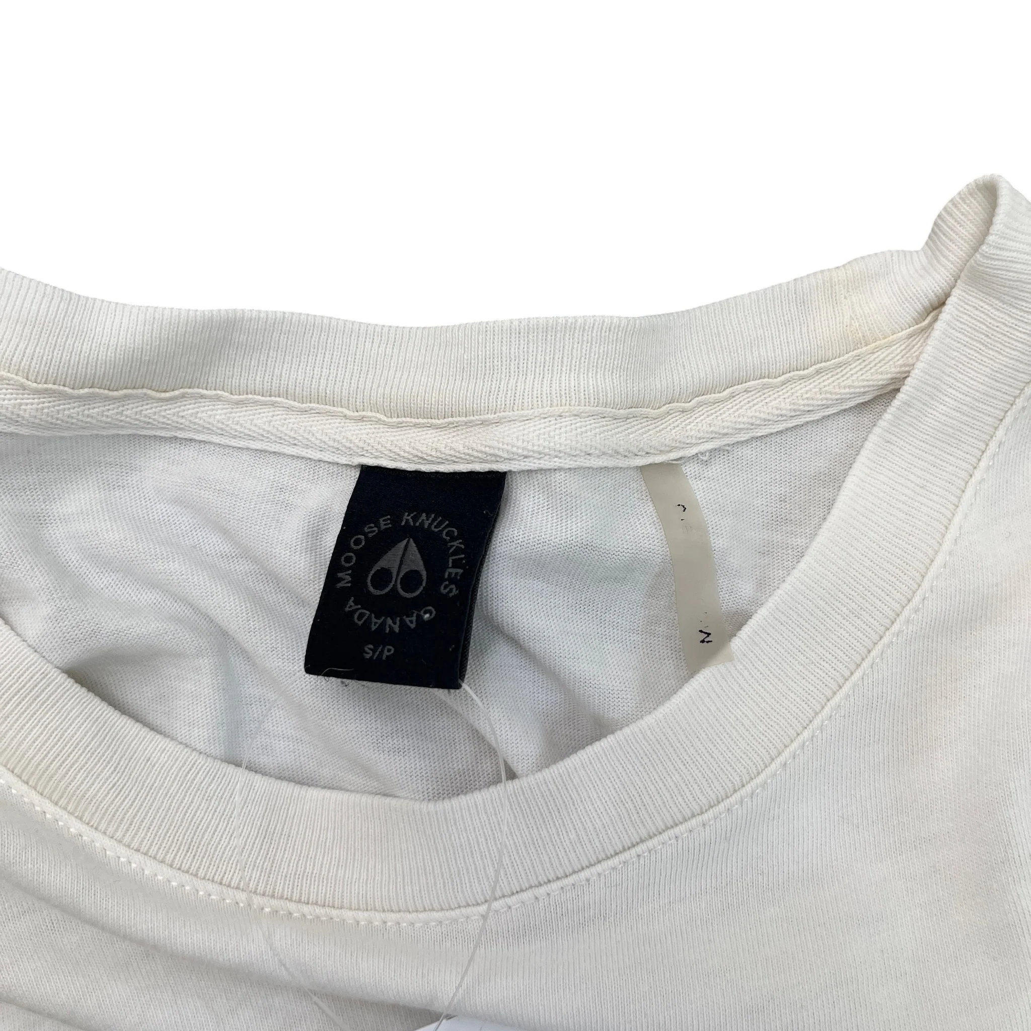 Men's 3Q Logo T-Shirt White Size S - Image 7