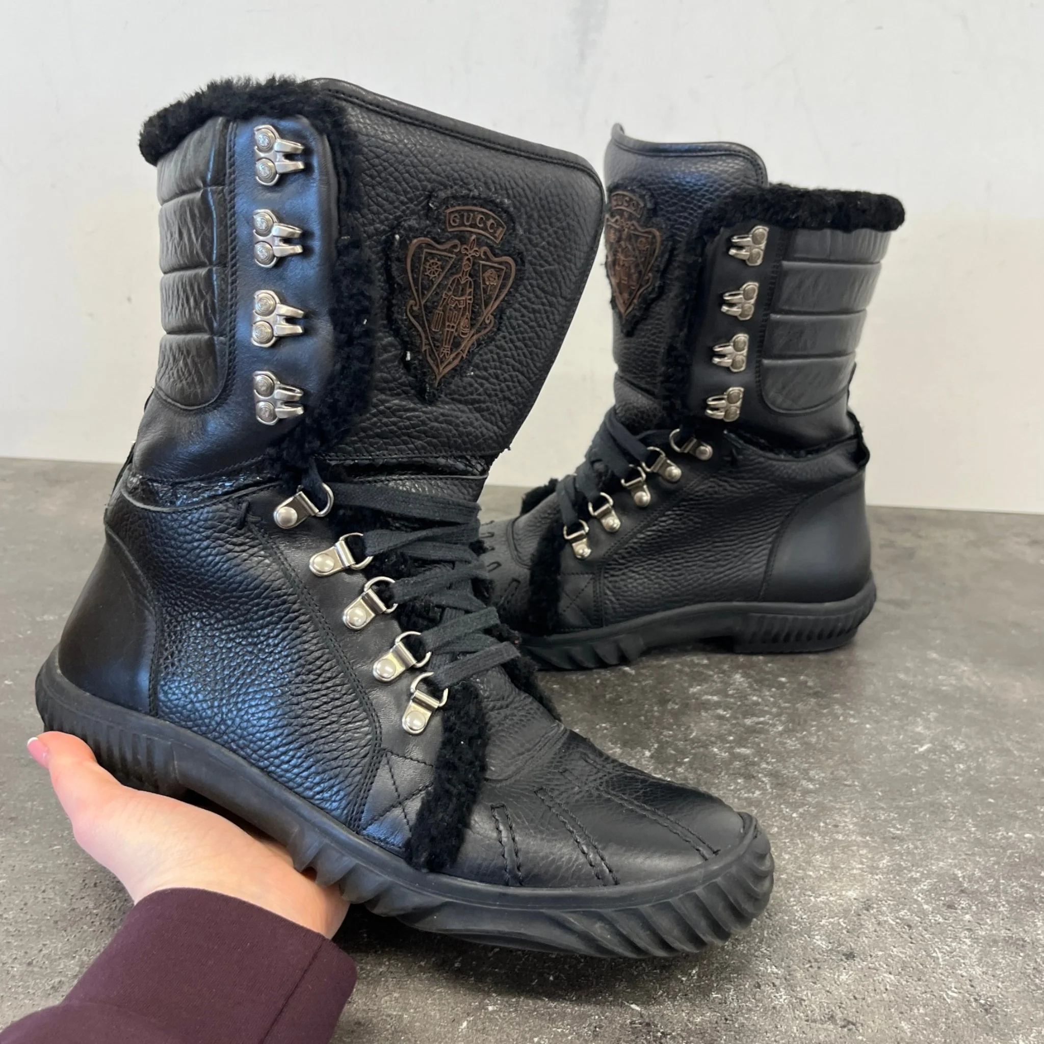 Men's 40 Below Fur Trimmed Boots Black Size EU 40.5 / UK 6.5 - Image 13