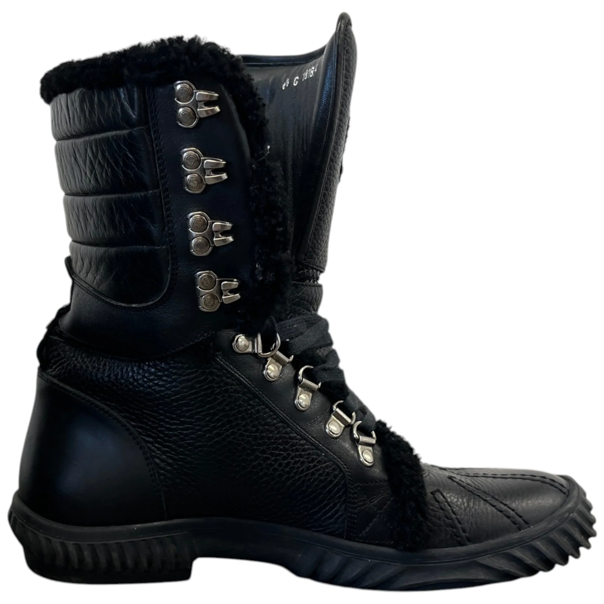 Men's 40 Below Fur Trimmed Boots Black Size EU 40.5 / UK 6.5 - Image 4