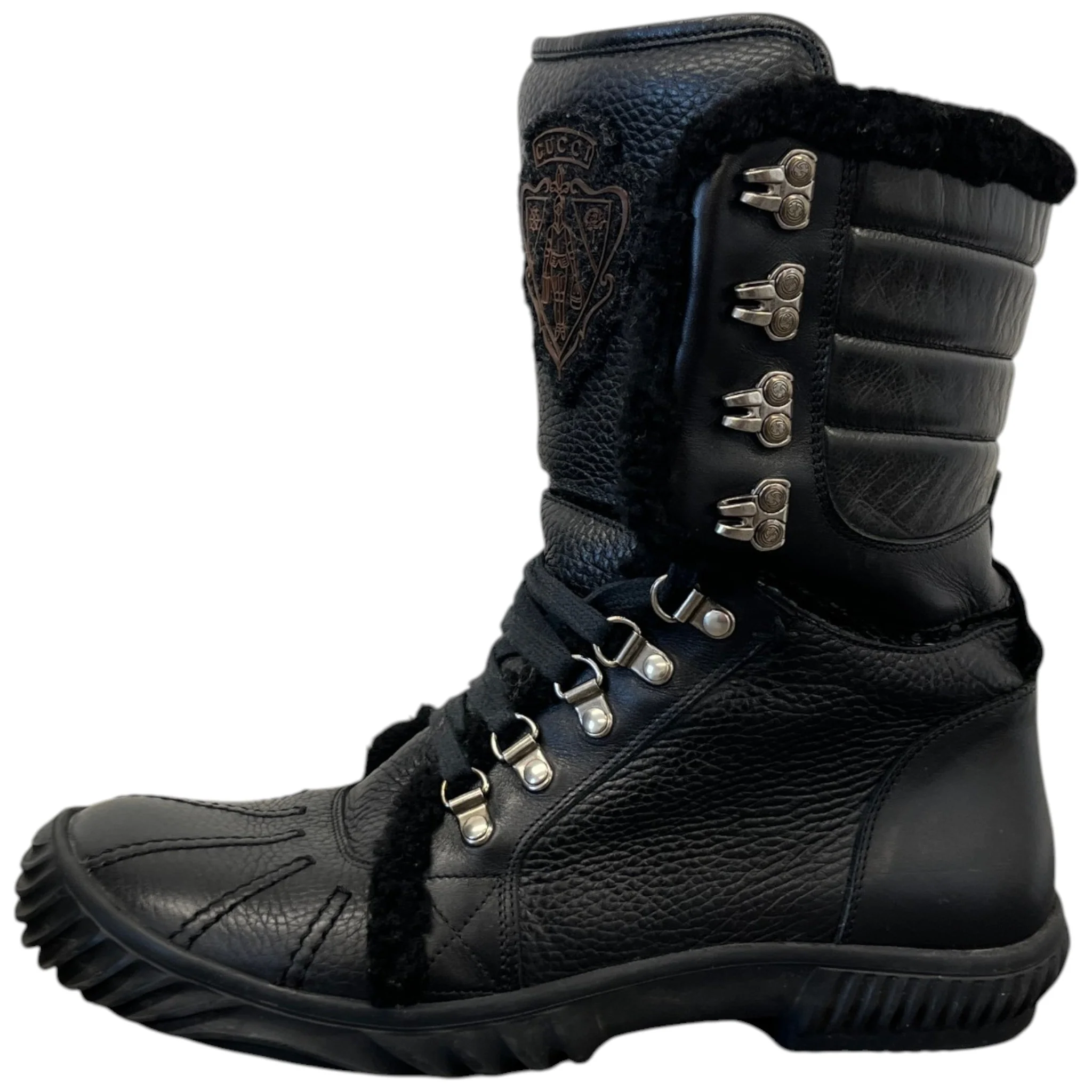 Men's 40 Below Fur Trimmed Boots Black Size EU 40.5 / UK 6.5 - Image 5