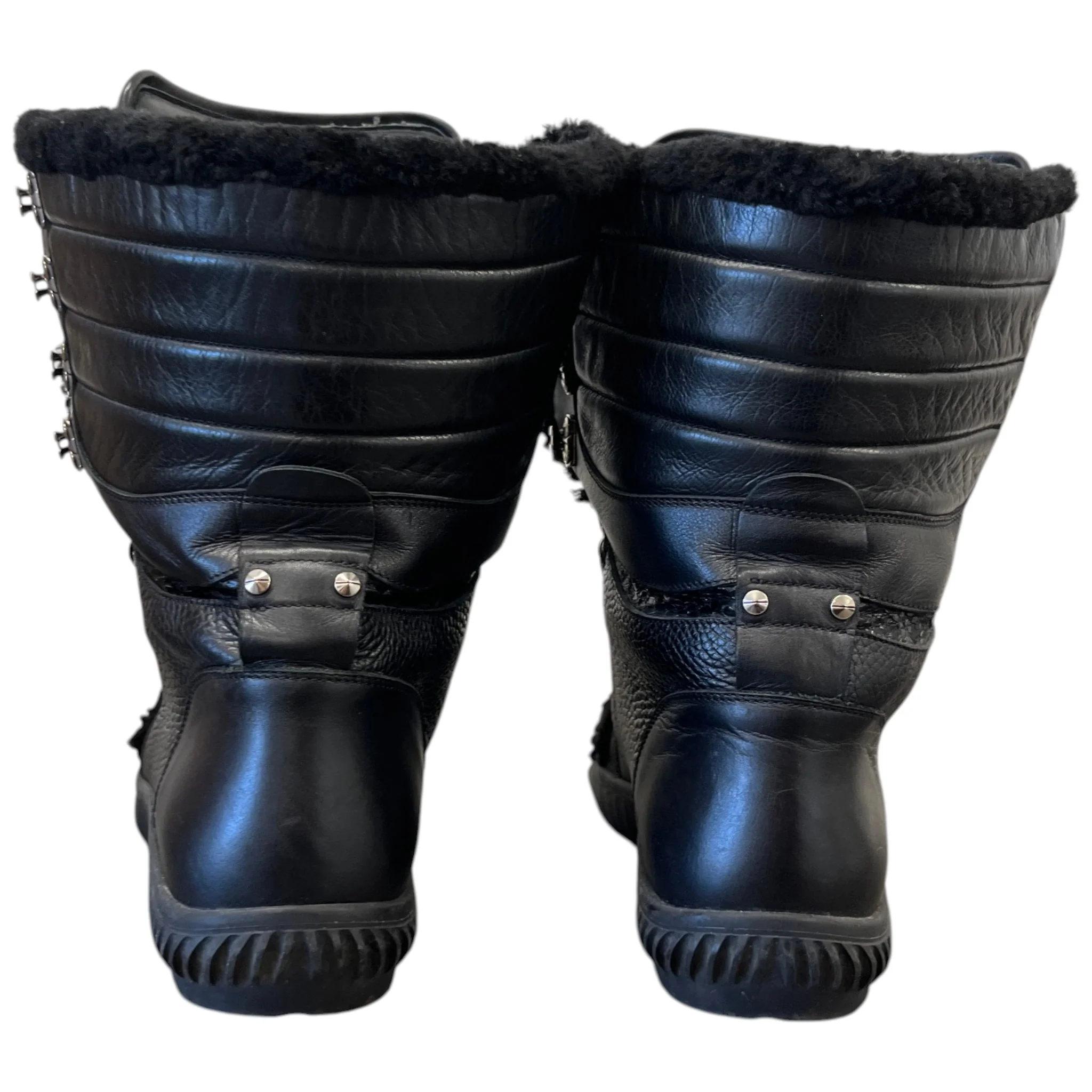 Men's 40 Below Fur Trimmed Boots Black Size EU 40.5 / UK 6.5 - Image 7