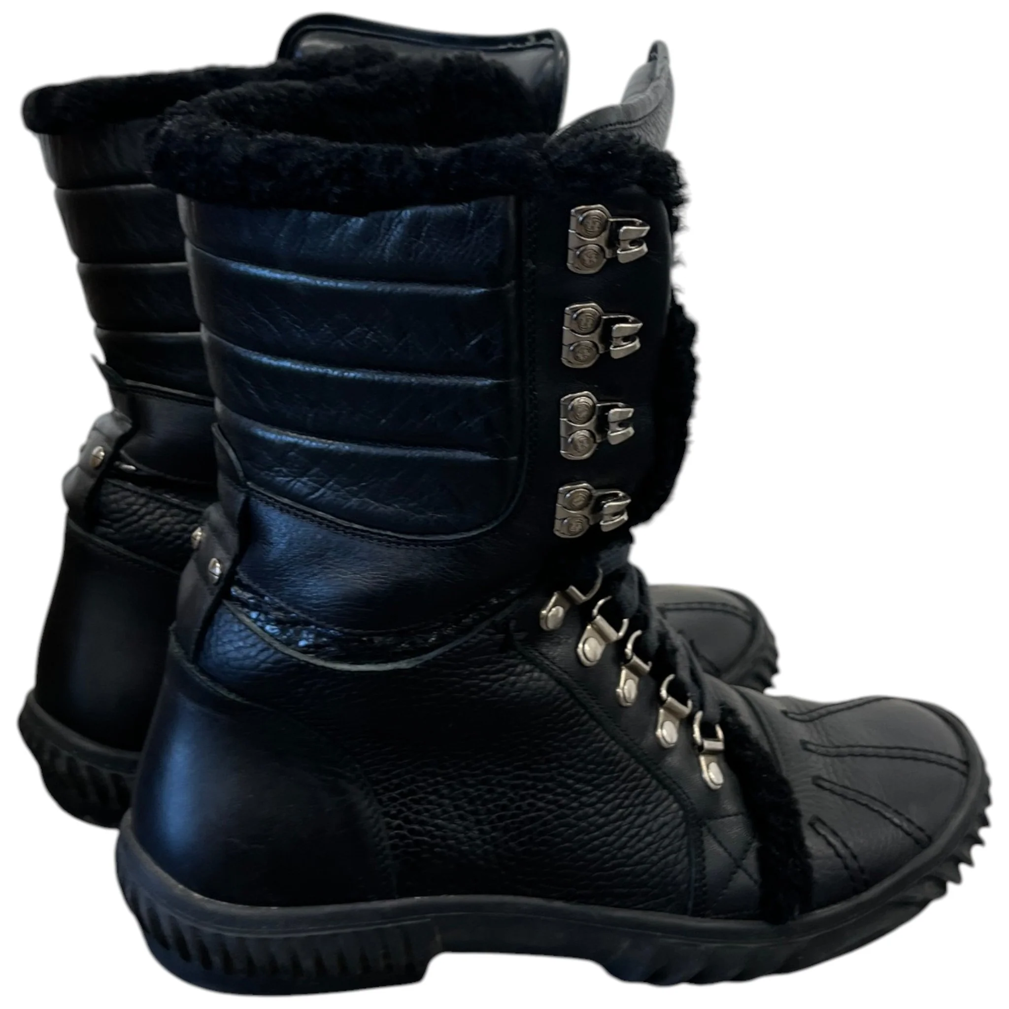 Men's 40 Below Fur Trimmed Boots Black Size EU 40.5 / UK 6.5 - Image 8