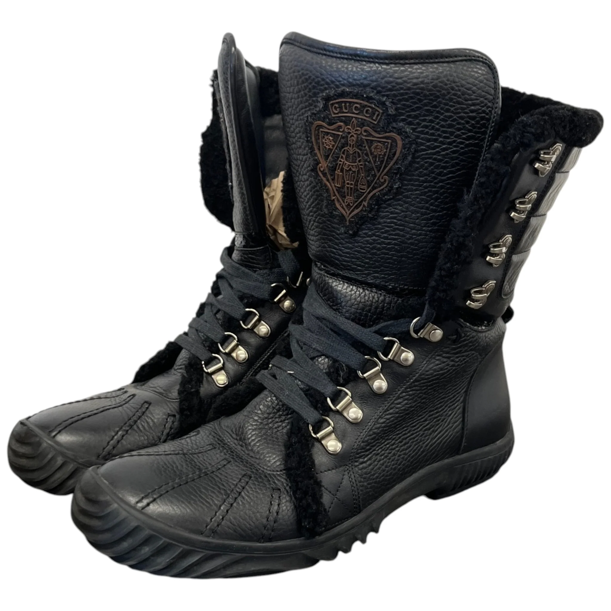 Men's 40 Below Fur Trimmed Boots Black Size EU 40.5 / UK 6.5 - Image 9