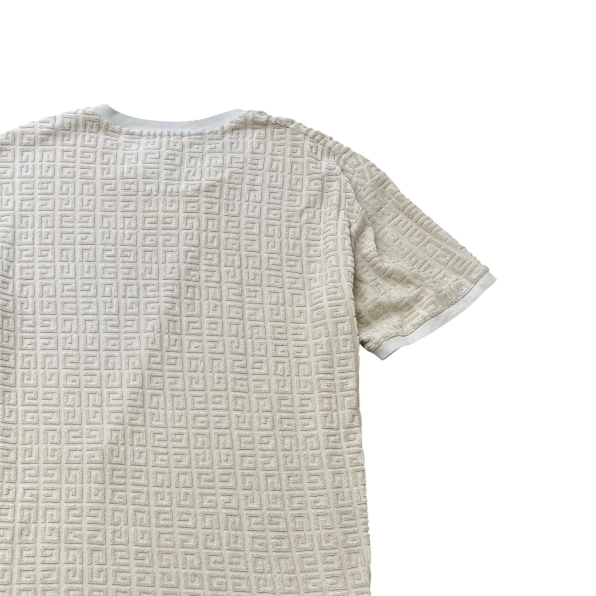 Men's 4G Embroidered Logo T-Shirt Beige Size M - Image 4