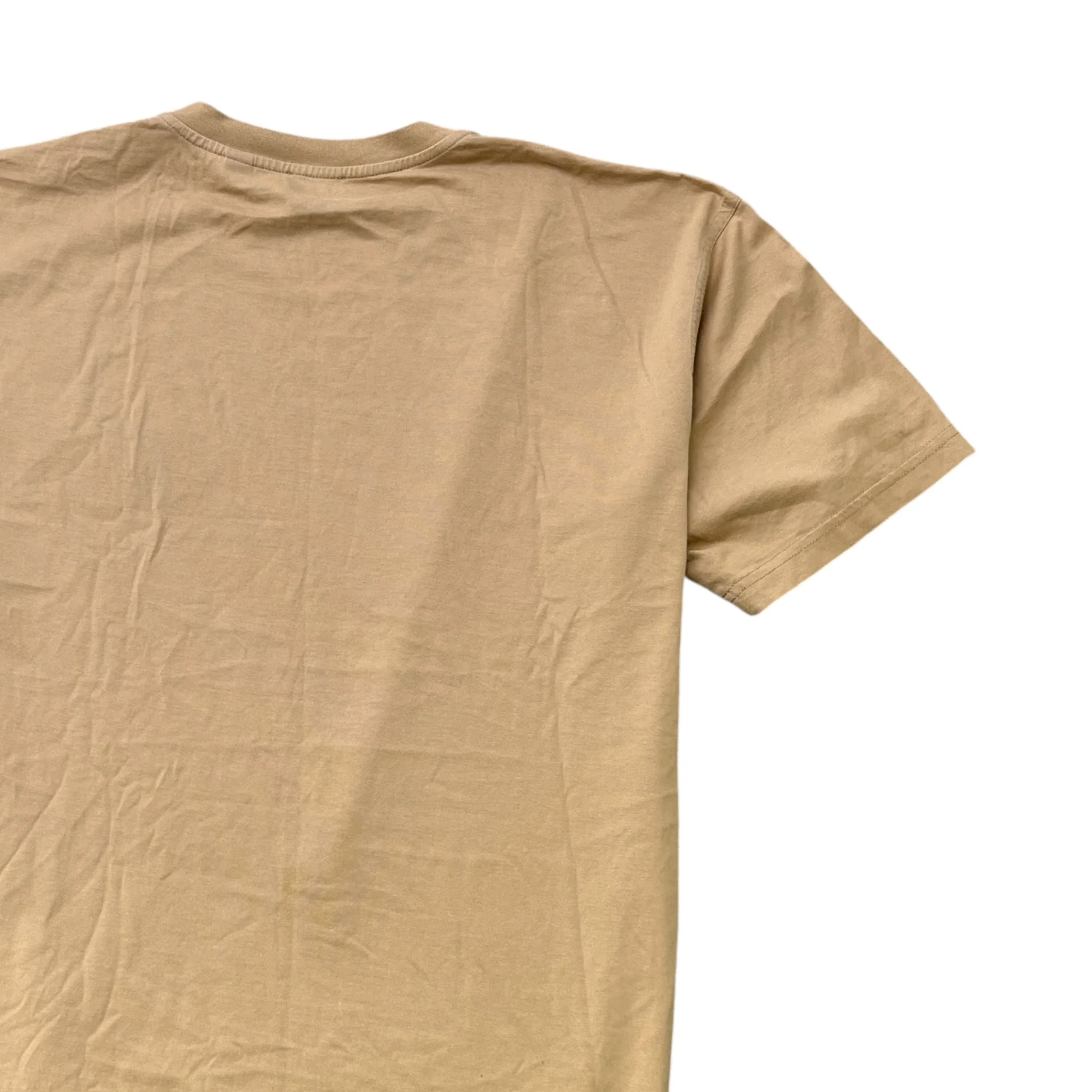 Men's Abel Coordinates Logo T-Shirt Beige Size XS - Image 4