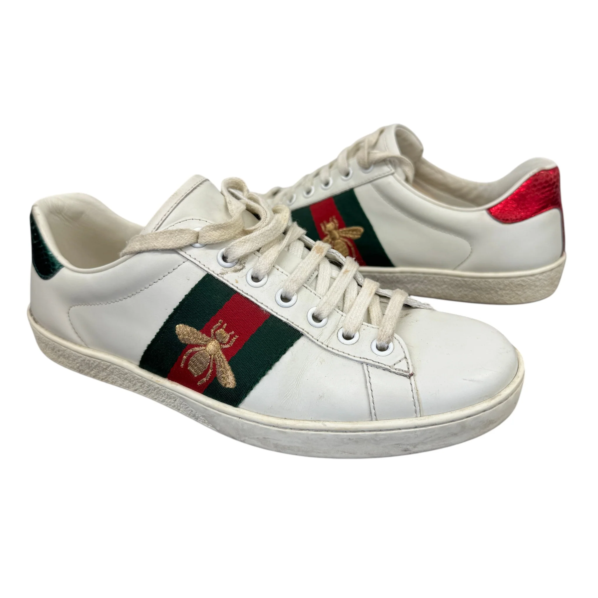 Men's Ace Low Trainers White Size EU 39.5 / UK 5.5 - Image 3