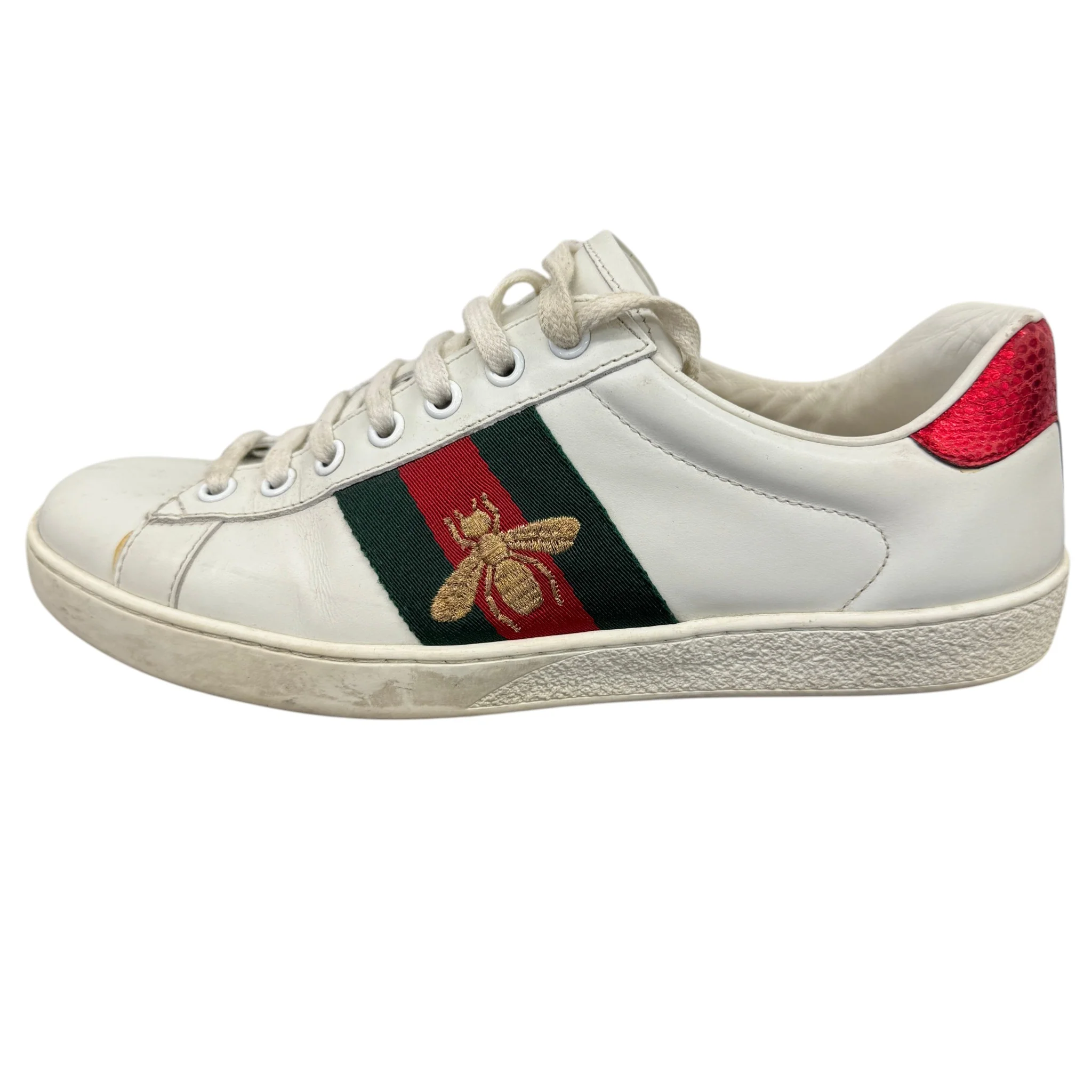 Men's Ace Low Trainers White Size EU 39.5 / UK 5.5 - Image 4