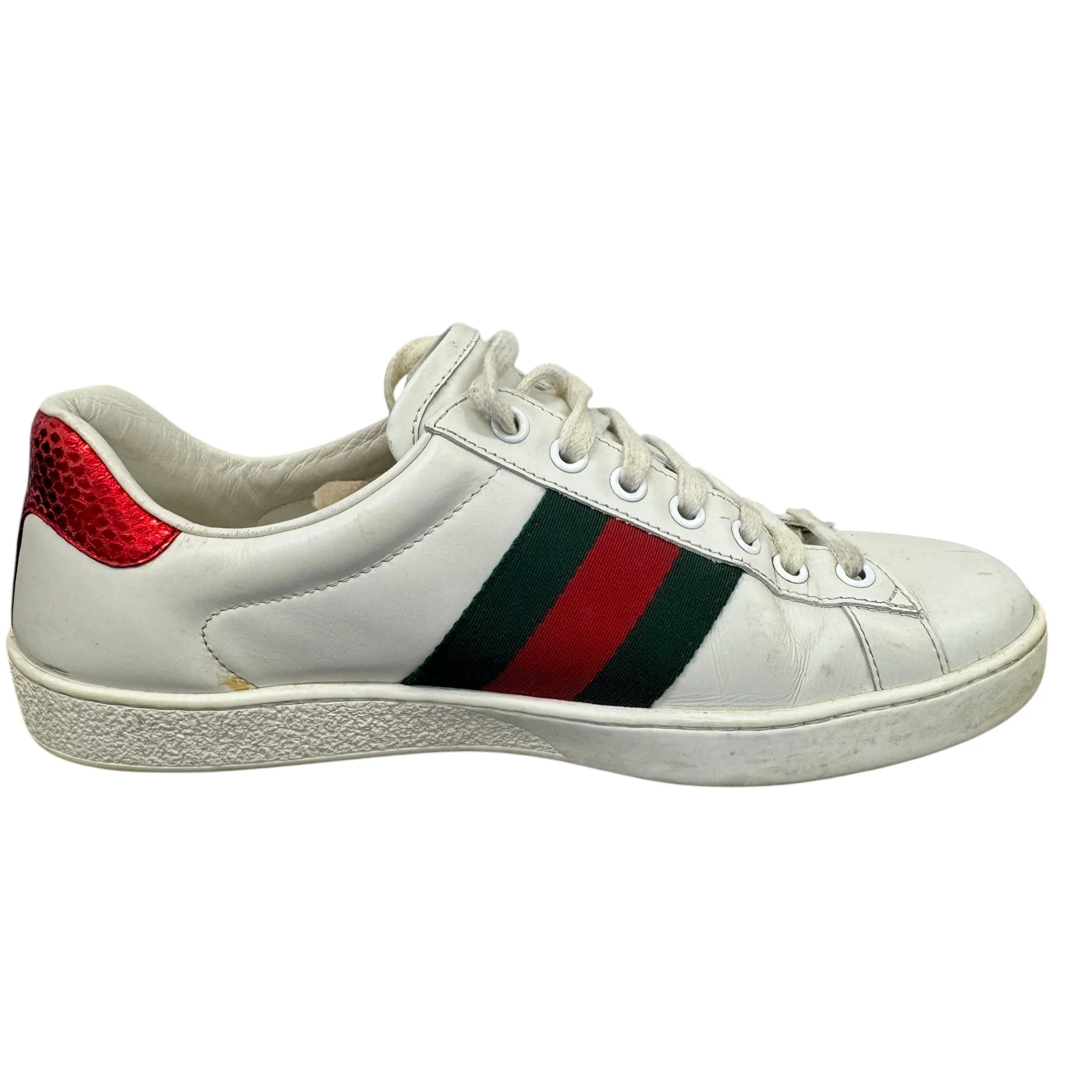 Men's Ace Low Trainers White Size EU 39.5 / UK 5.5 - Image 5