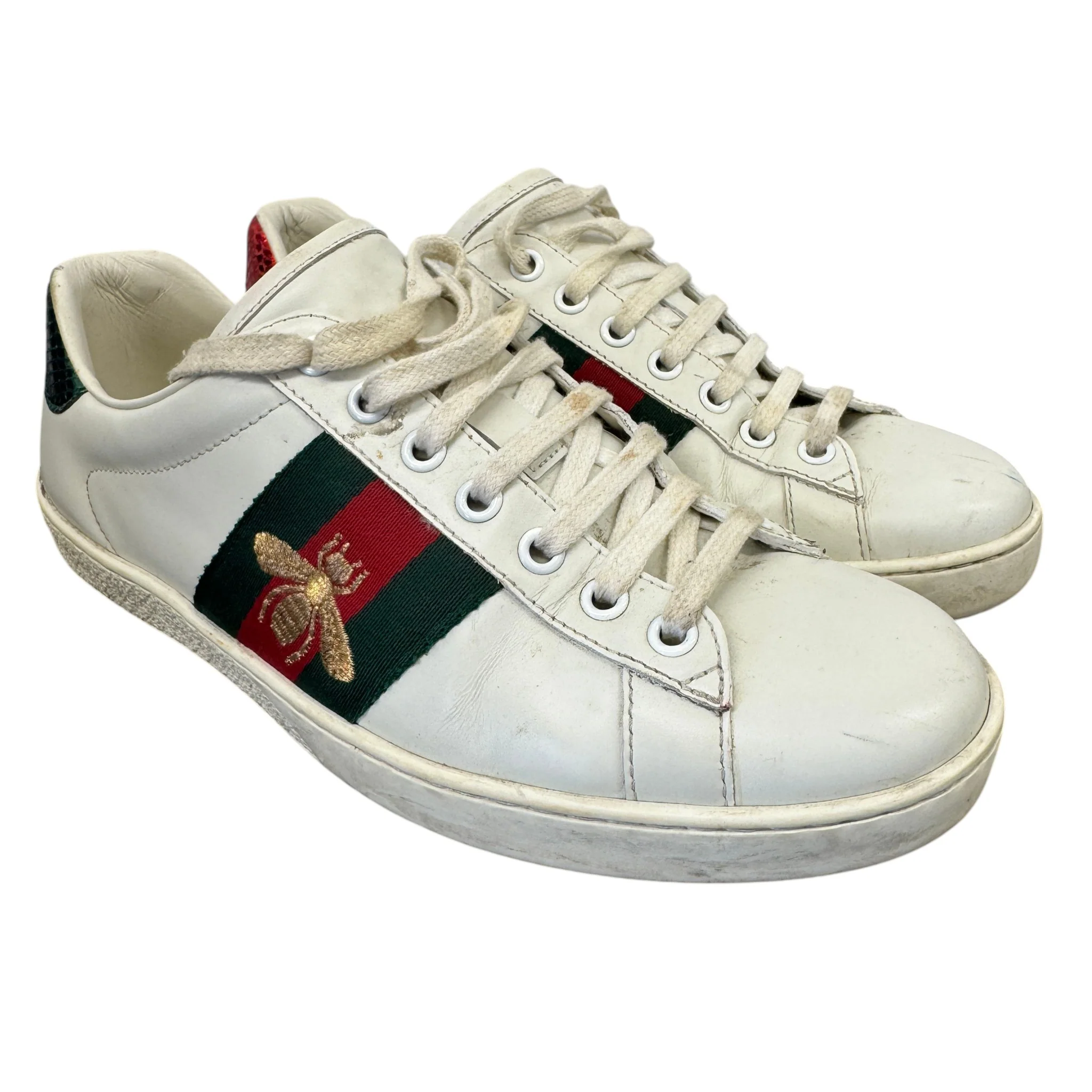 Men's Ace Low Trainers White Size EU 39.5 / UK 5.5 - Image 9