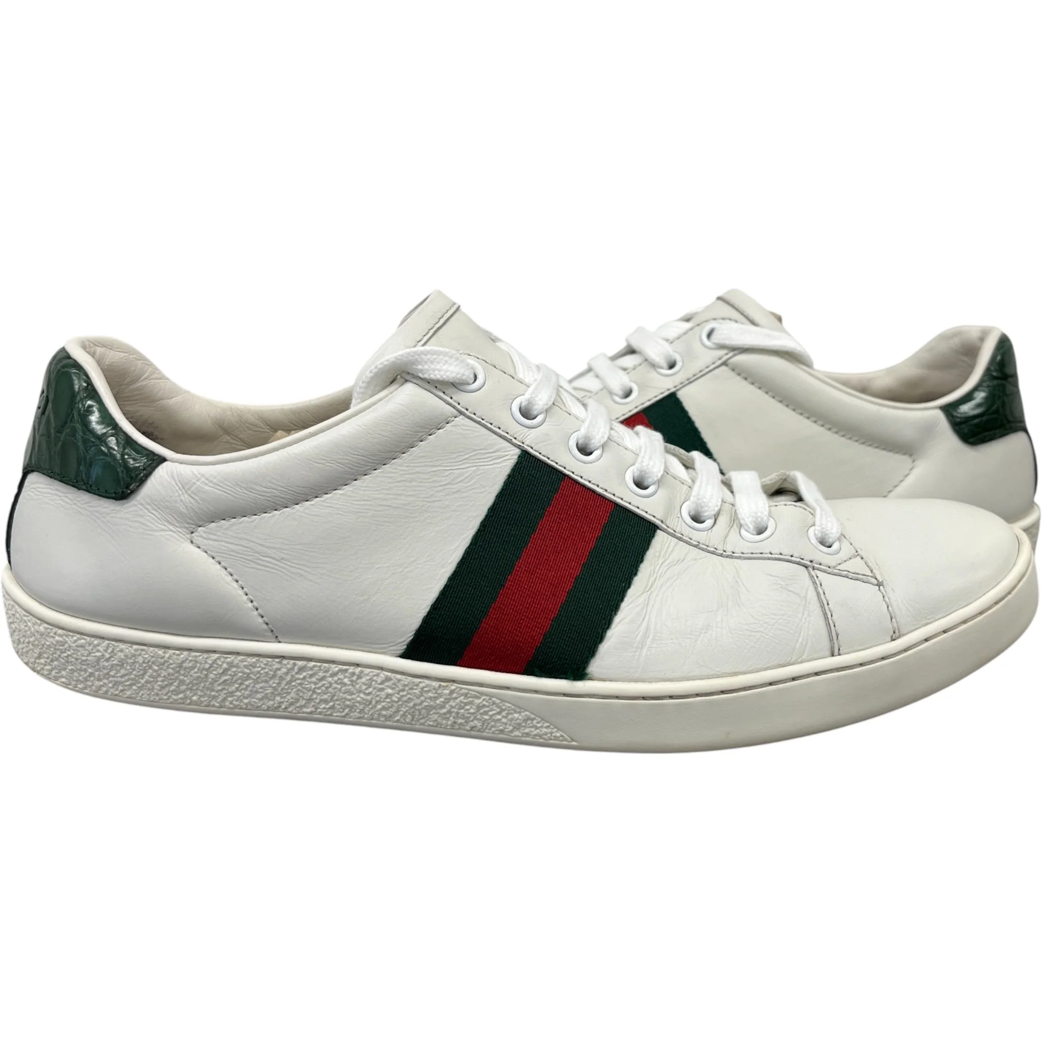 Men's Ace Low Trainers White Size EU 40 / UK 6 - Image 3