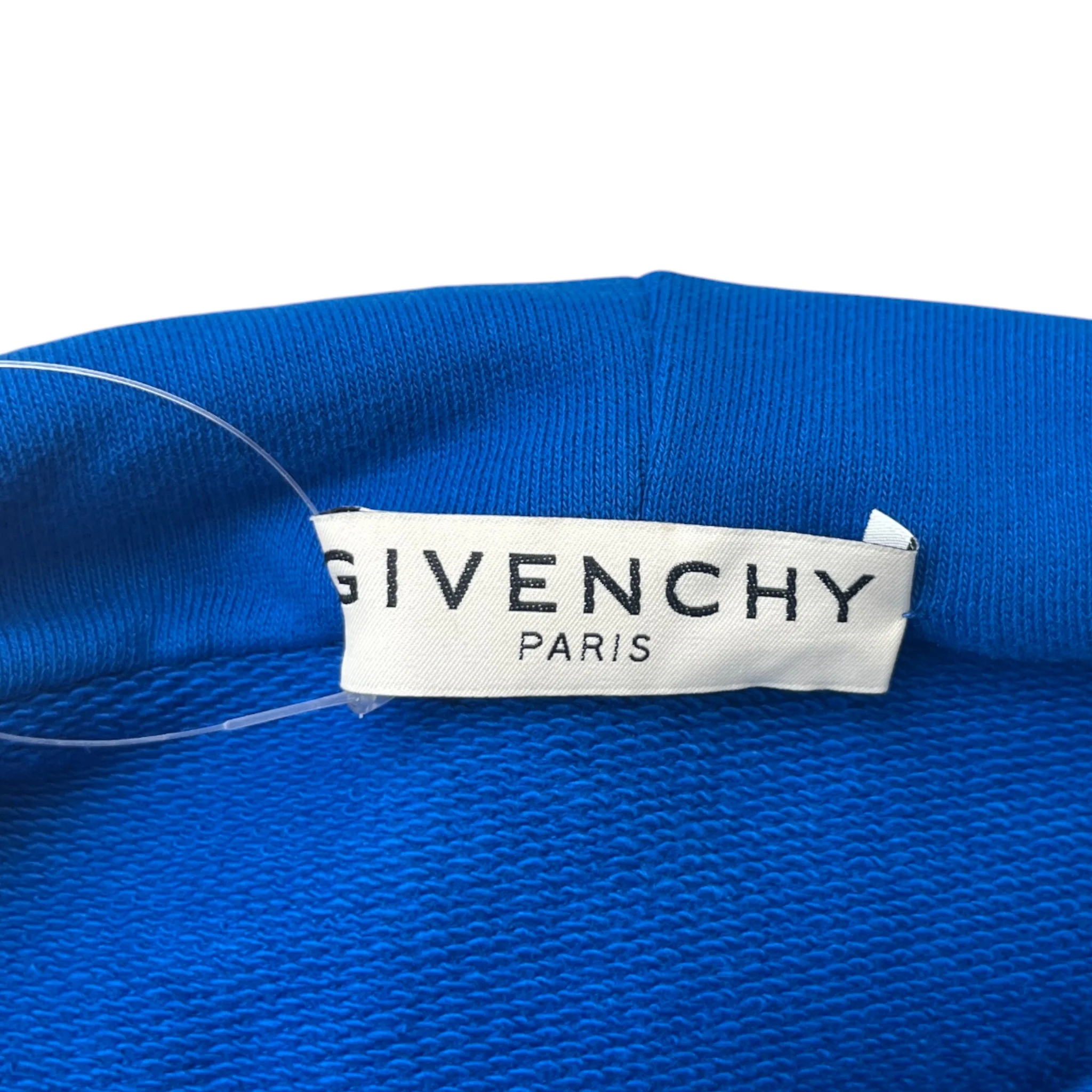 Men's Address Logo Hoodie Blue Size S - Image 7