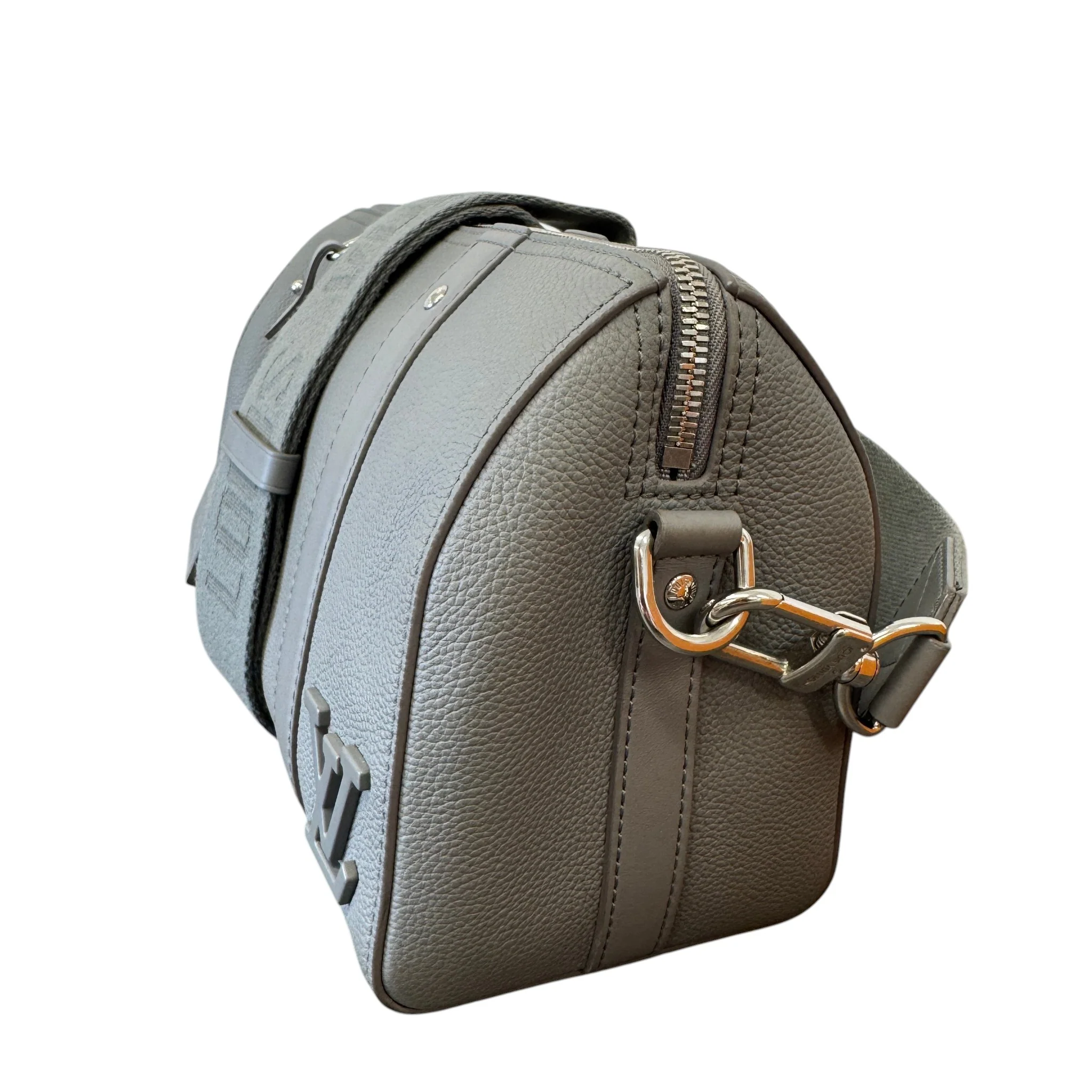 Men's Aerogram City Keepall Crossbody Bag Grey - Image 4