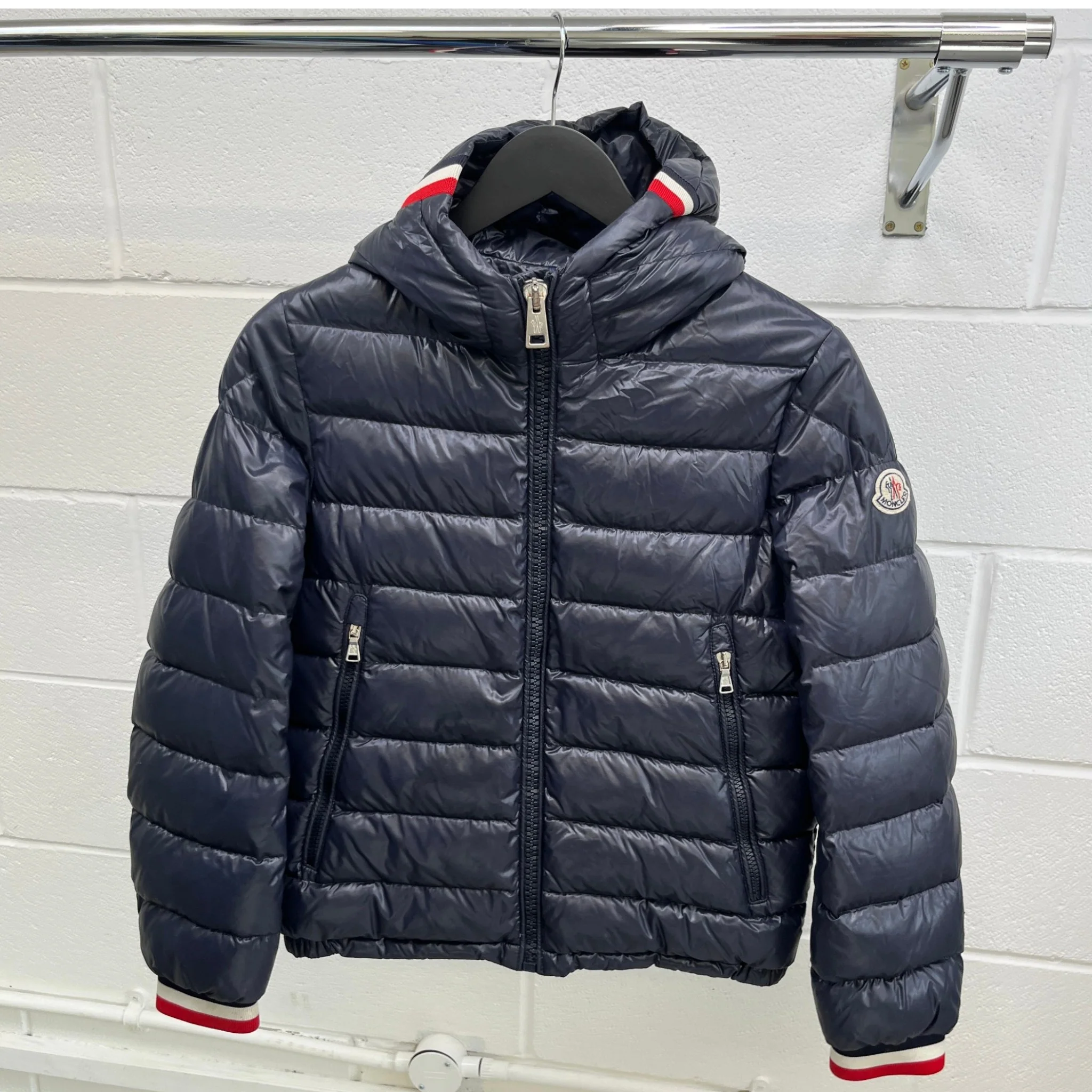 Men's Alberic Junior Down Jacket Navy Size Junior Age 12 - Image 10