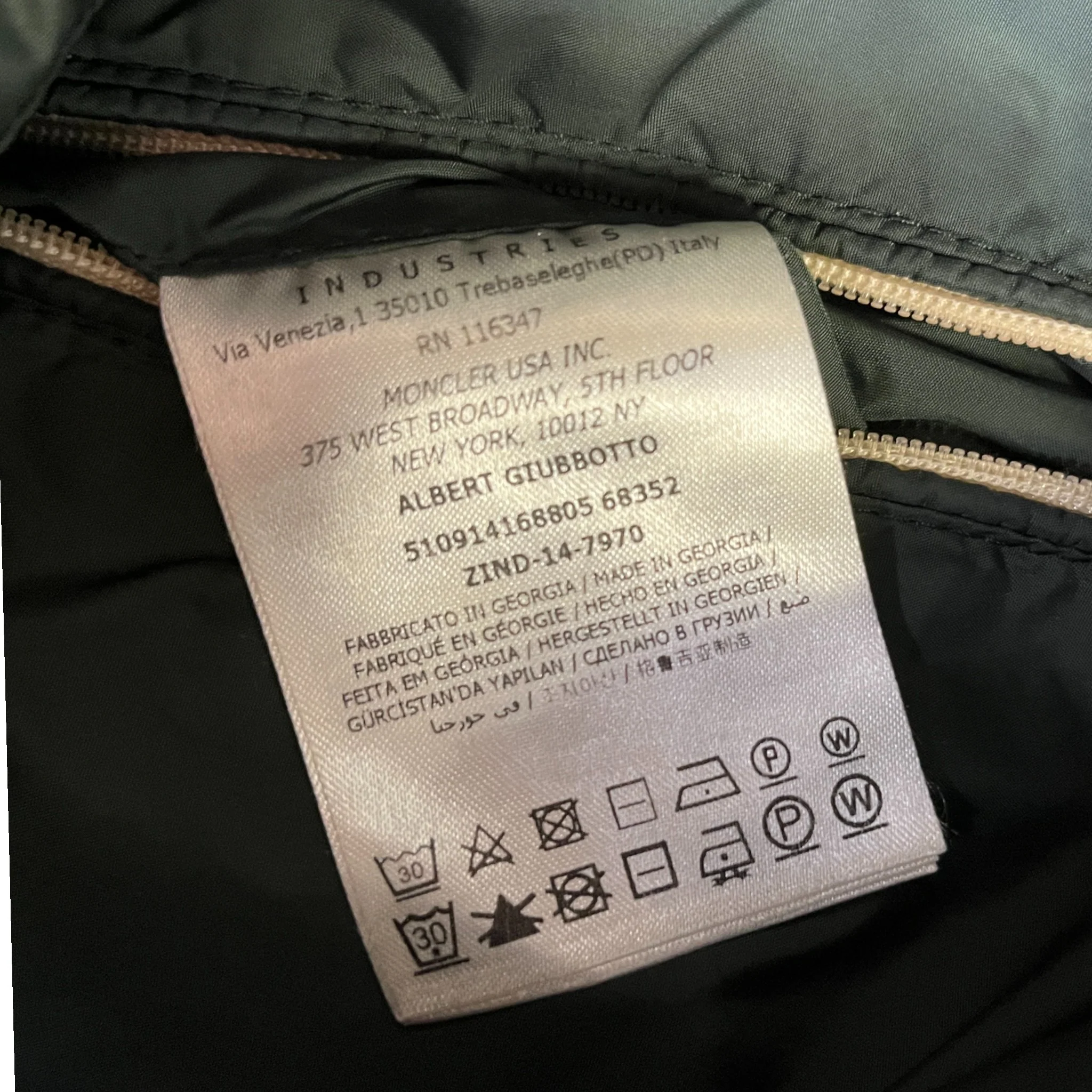 Men's Albert Windbreaker Green Size 2 / M - Image 7