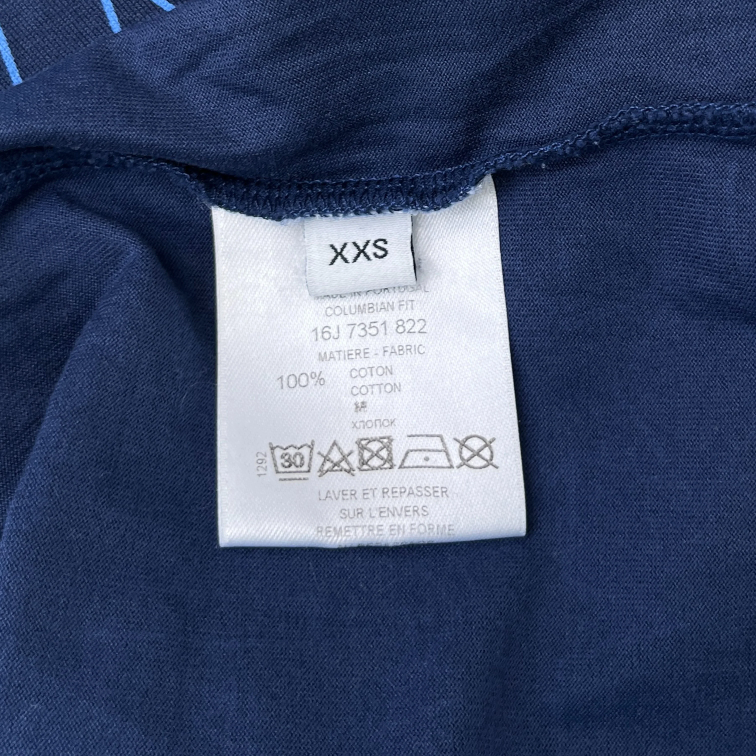 Men's All Over Star Print T-Shirt Navy Size XXS - Image 4