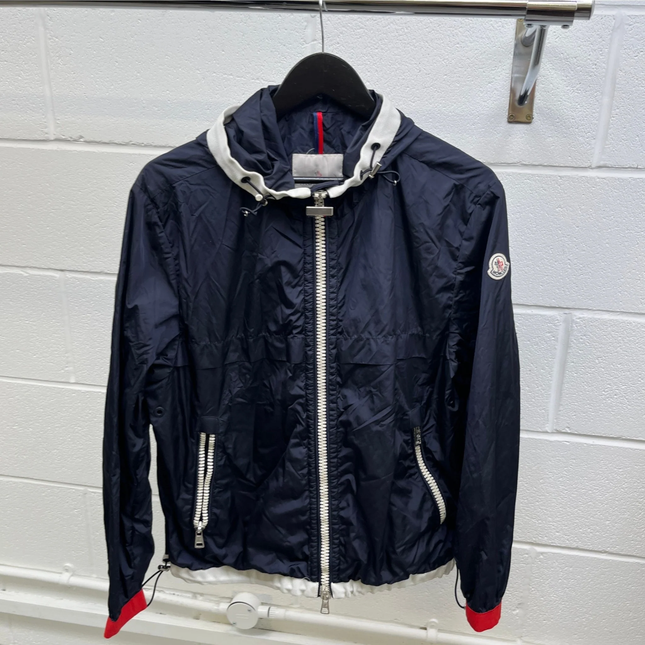 Men's Alshat Windbreaker Navy Size 2 / M - Image 9