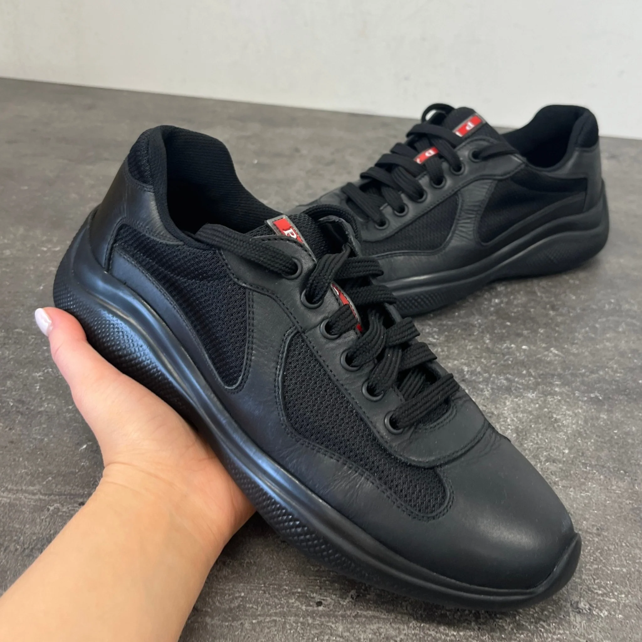 Men's America'S Cup Low Trainers Black Size EU 39.5 / UK 5.5 - Image 12