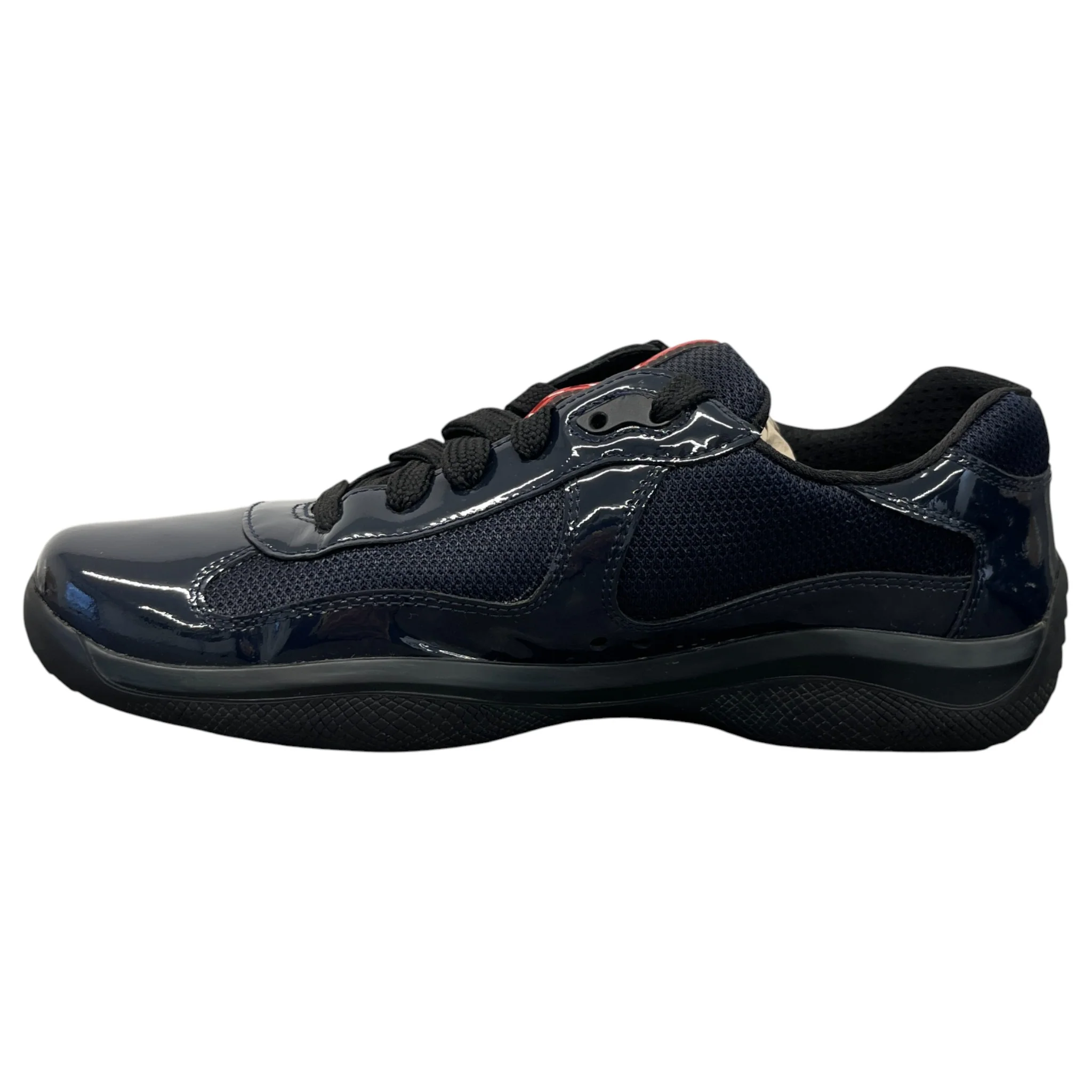Men's Americas Cup Low Trainers Navy Size EU 39 / UK 5 - Image 2