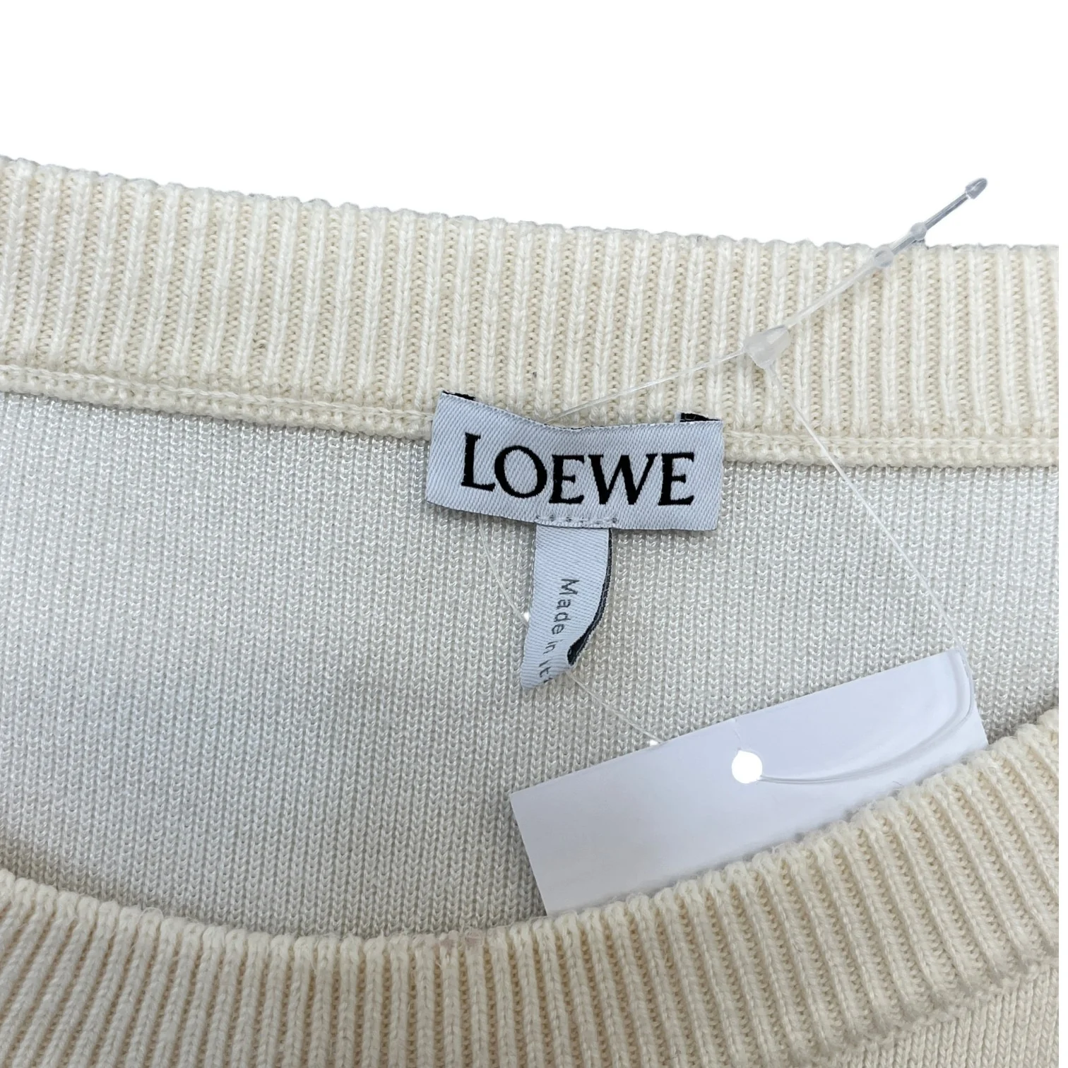 Men's Anagram Pocket Jumper Beige Size XL - Image 5