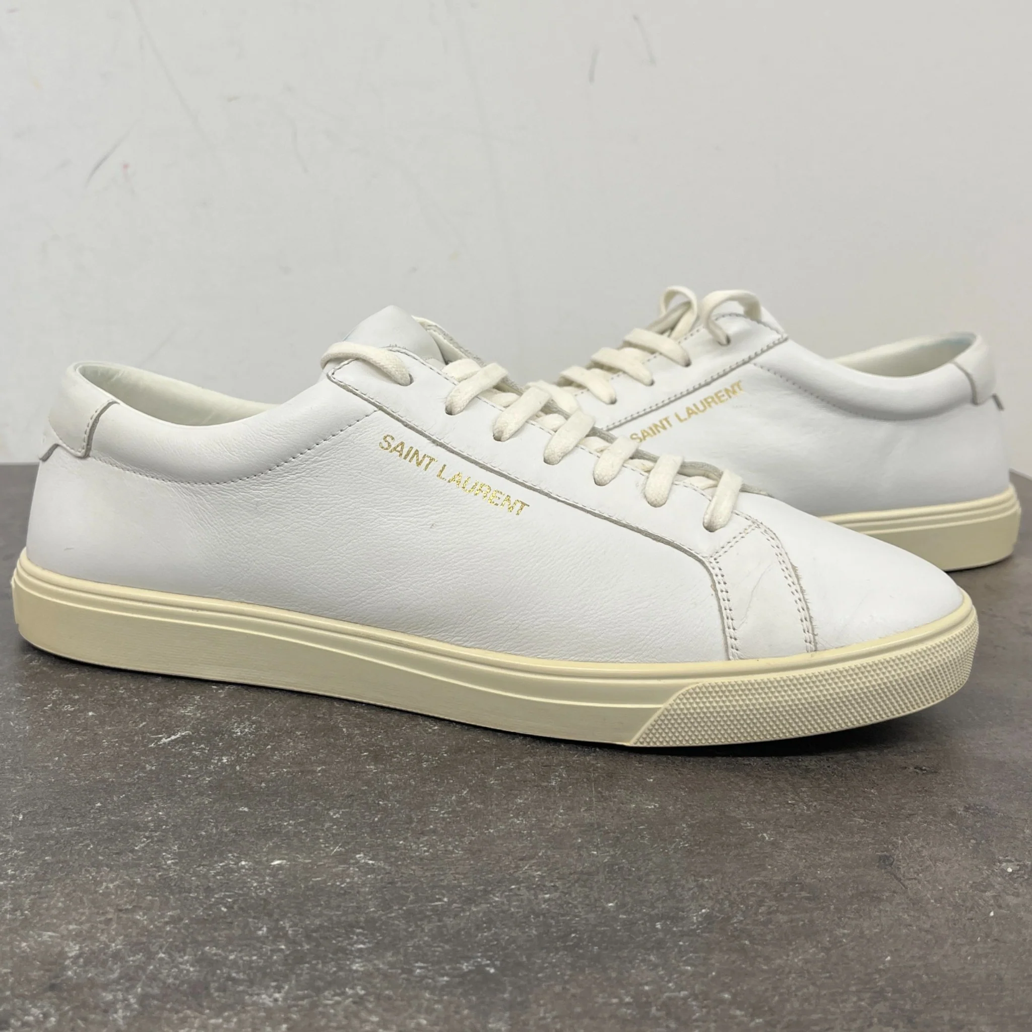 Men's Andy Low Trainers White Size EU 41 / UK 7 - Image 12
