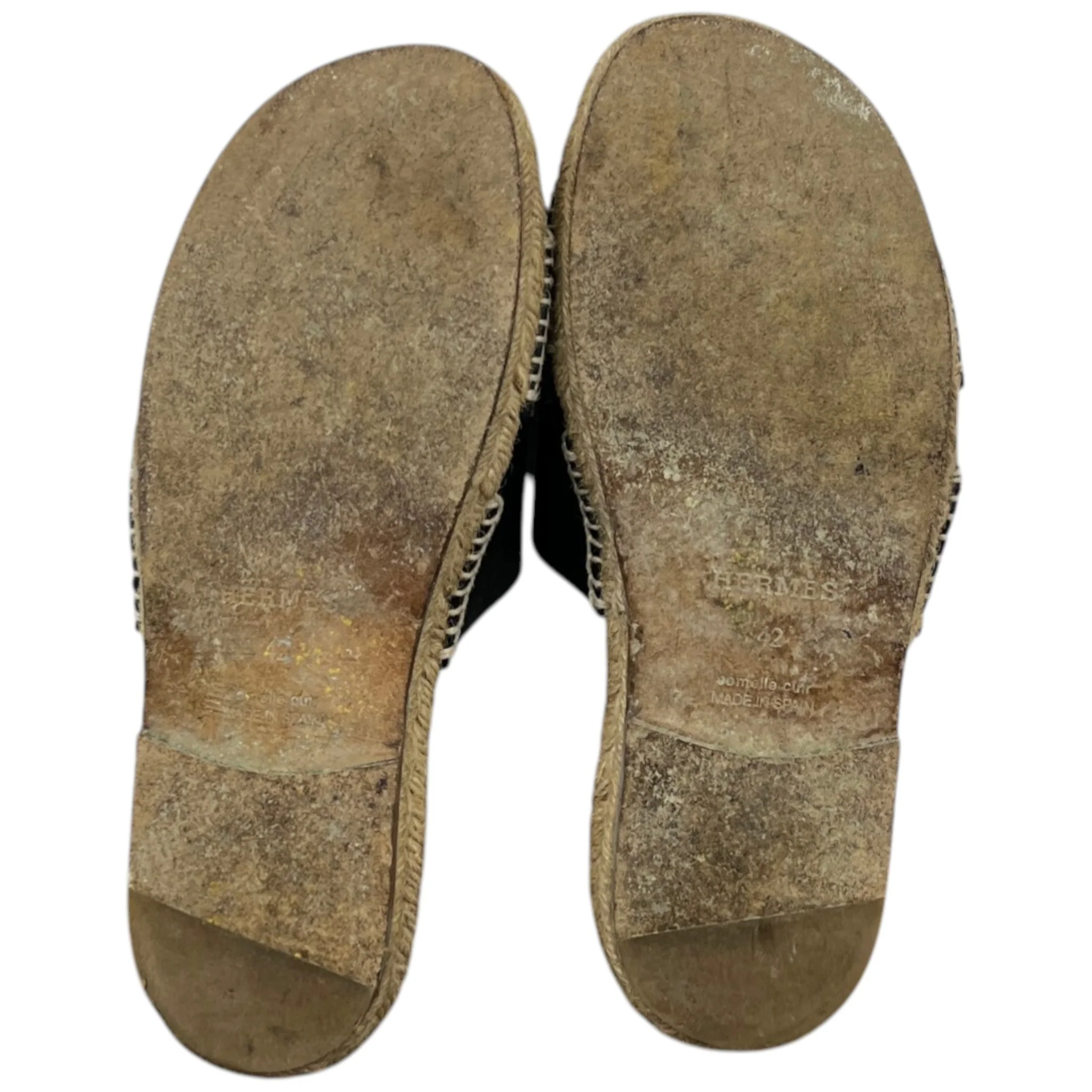 Men's Antigua Espadrille Sandals Black Size EU 42 / UK 8 - Image 10
