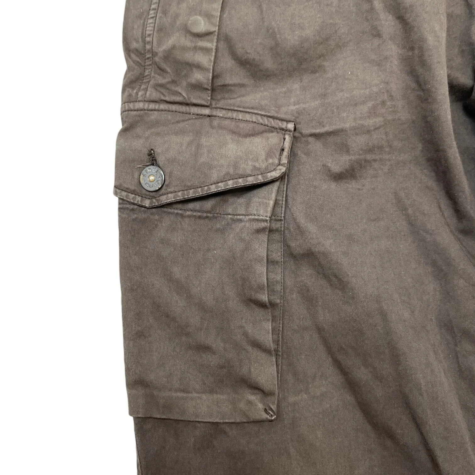 Men's Applique Logo Ghost Cargos Brown Size Waist 32" - Image 8