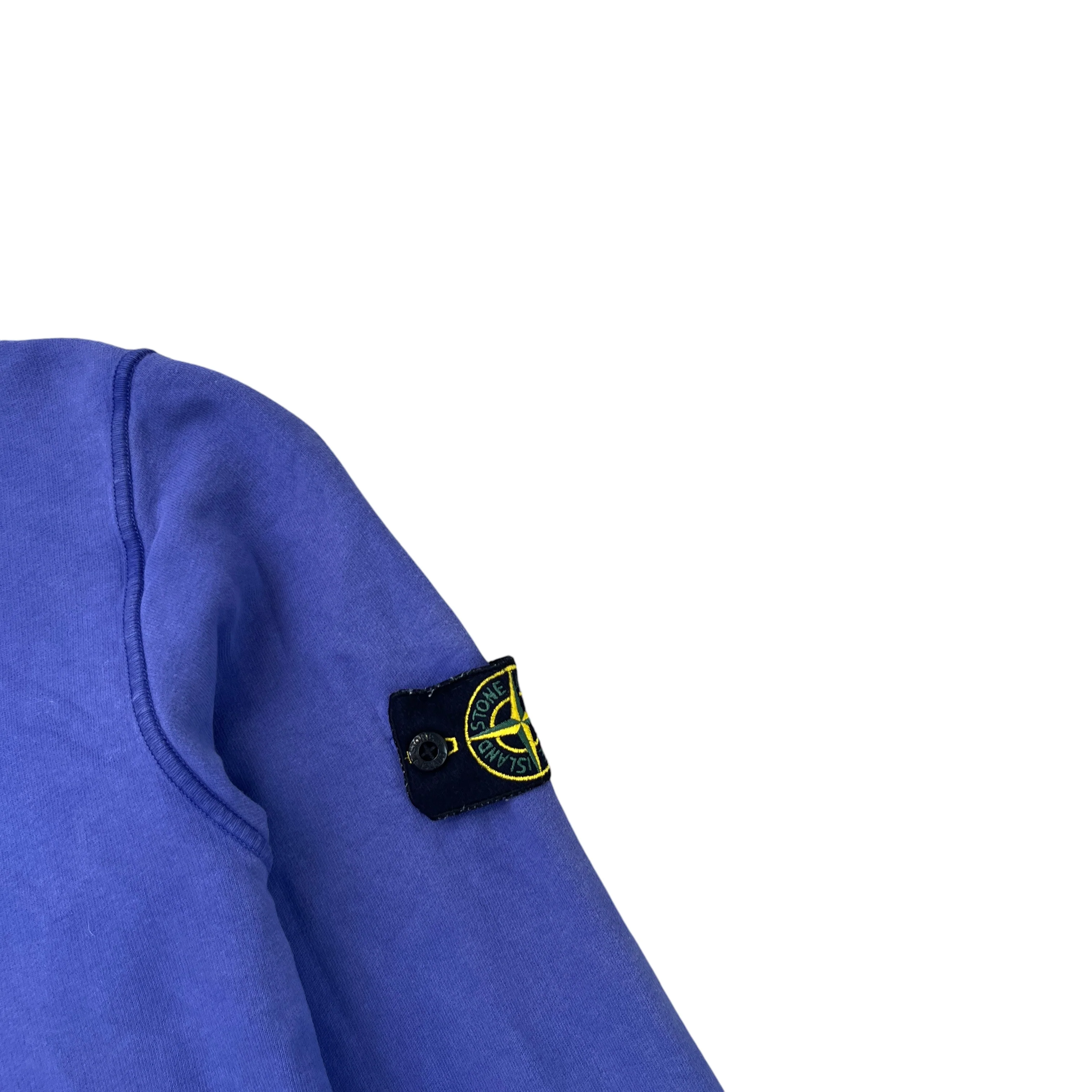 Men's Applique Logo Hoodie Blue Size XXL - Image 5