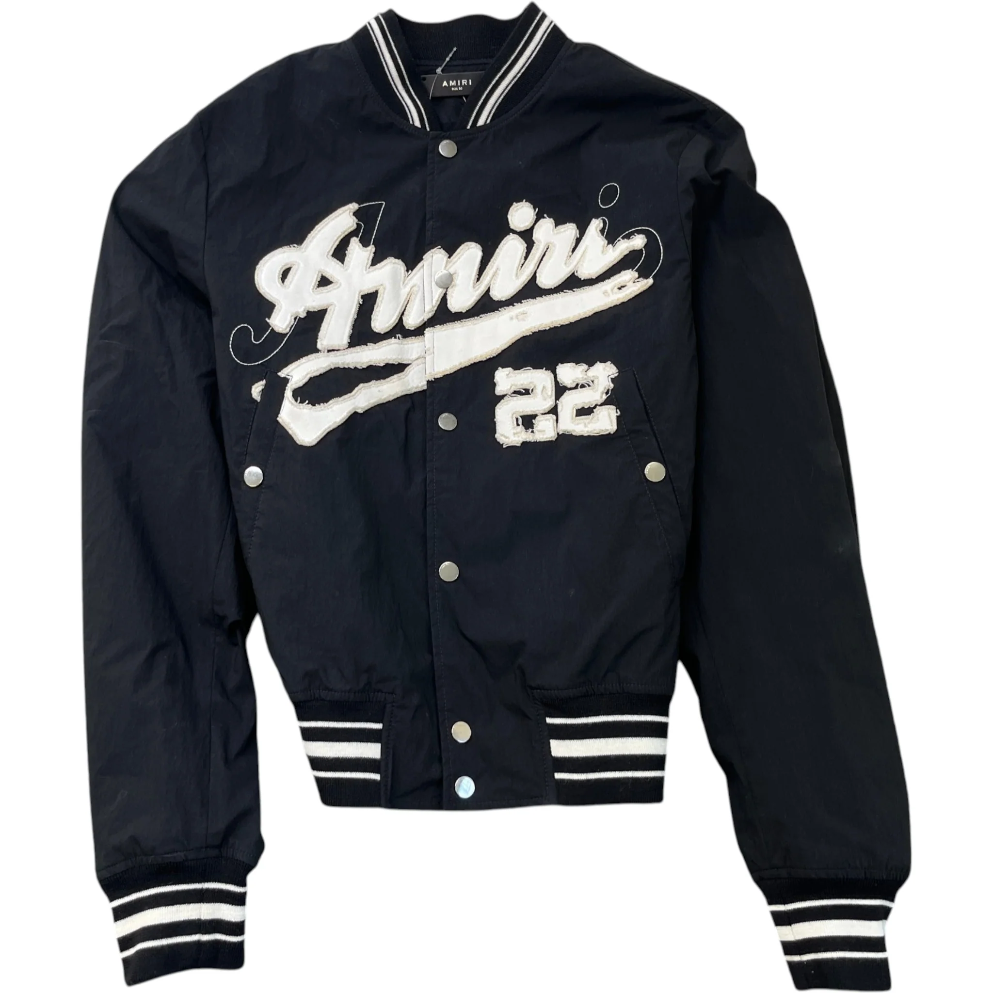 Men's Applique Logo Jacket Black Size IT 50 / L