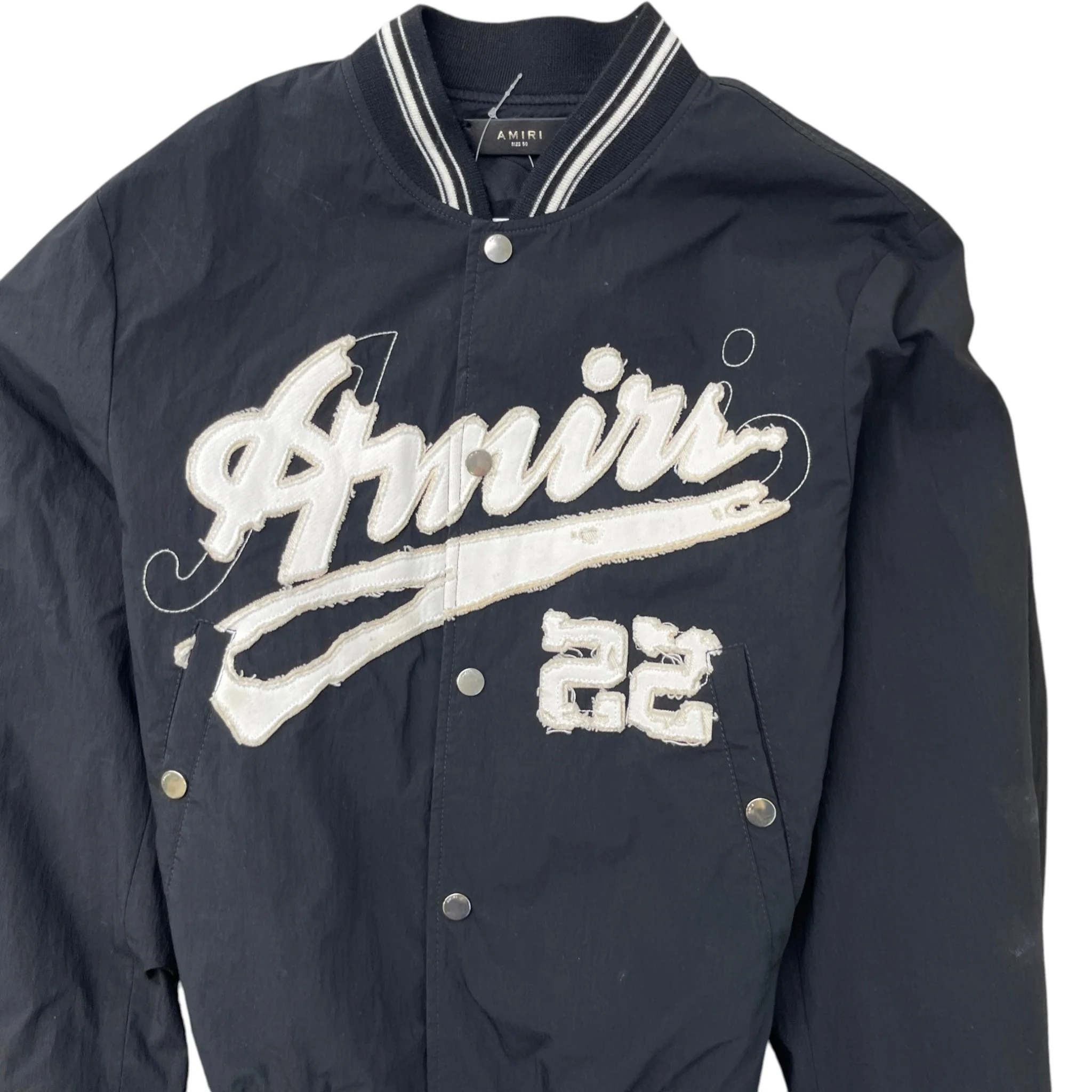 Men's Applique Logo Jacket Black Size IT 50 / L - Image 5