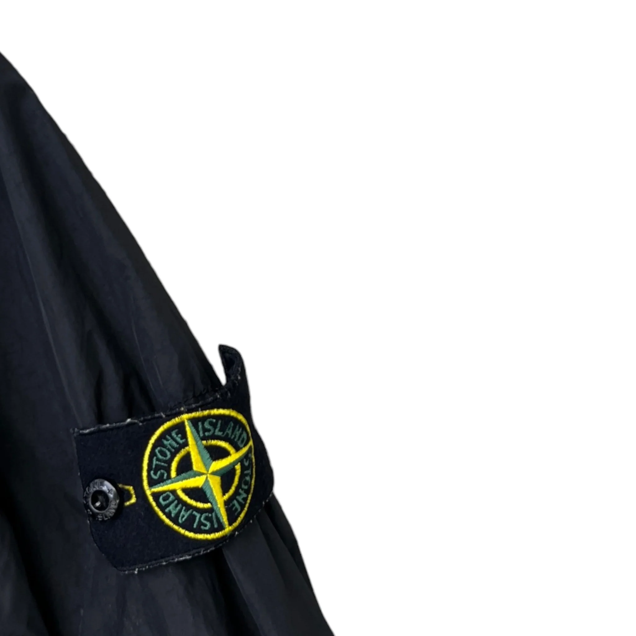Men's Applique Logo Jacket Black Size M - Image 6