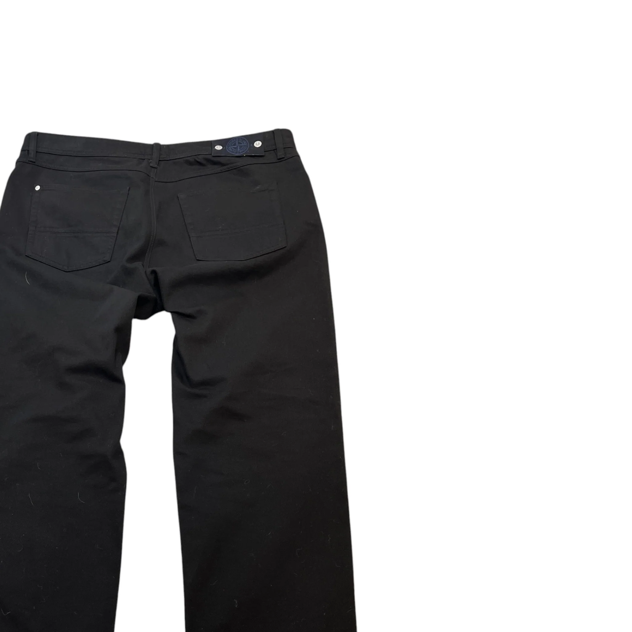 Men's Applique Logo Jeans Black Size Waist 40" - Image 4