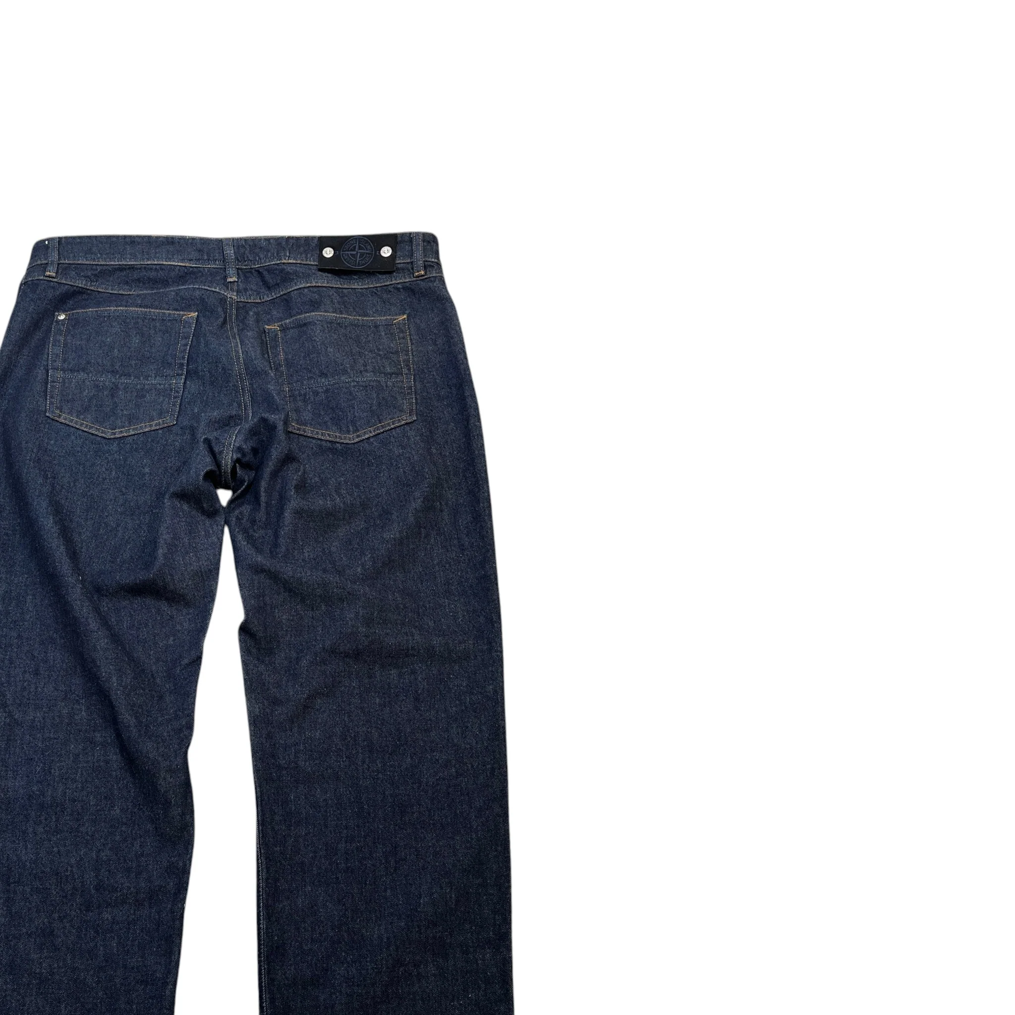 Men's Applique Logo Jeans Navy Size Waist 40" - Image 4