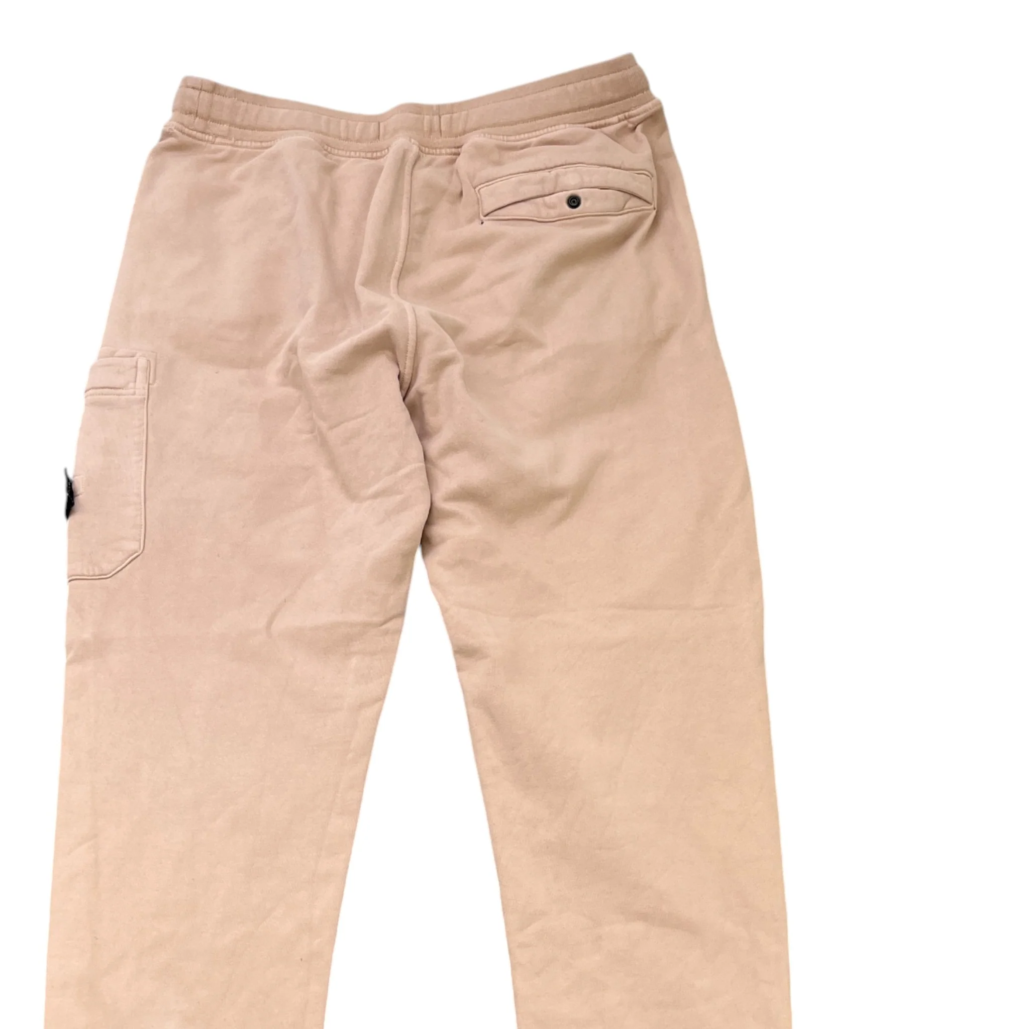 Men's Applique Logo Joggers Beige Size M - Image 4