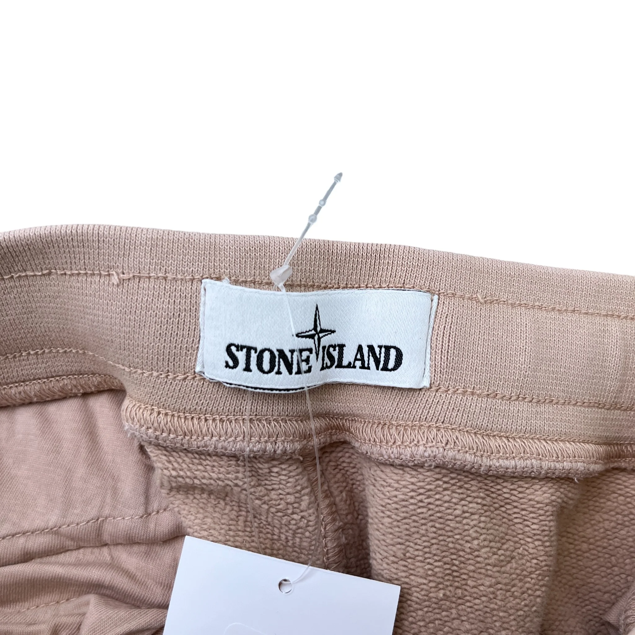 Men's Applique Logo Joggers Beige Size M - Image 6